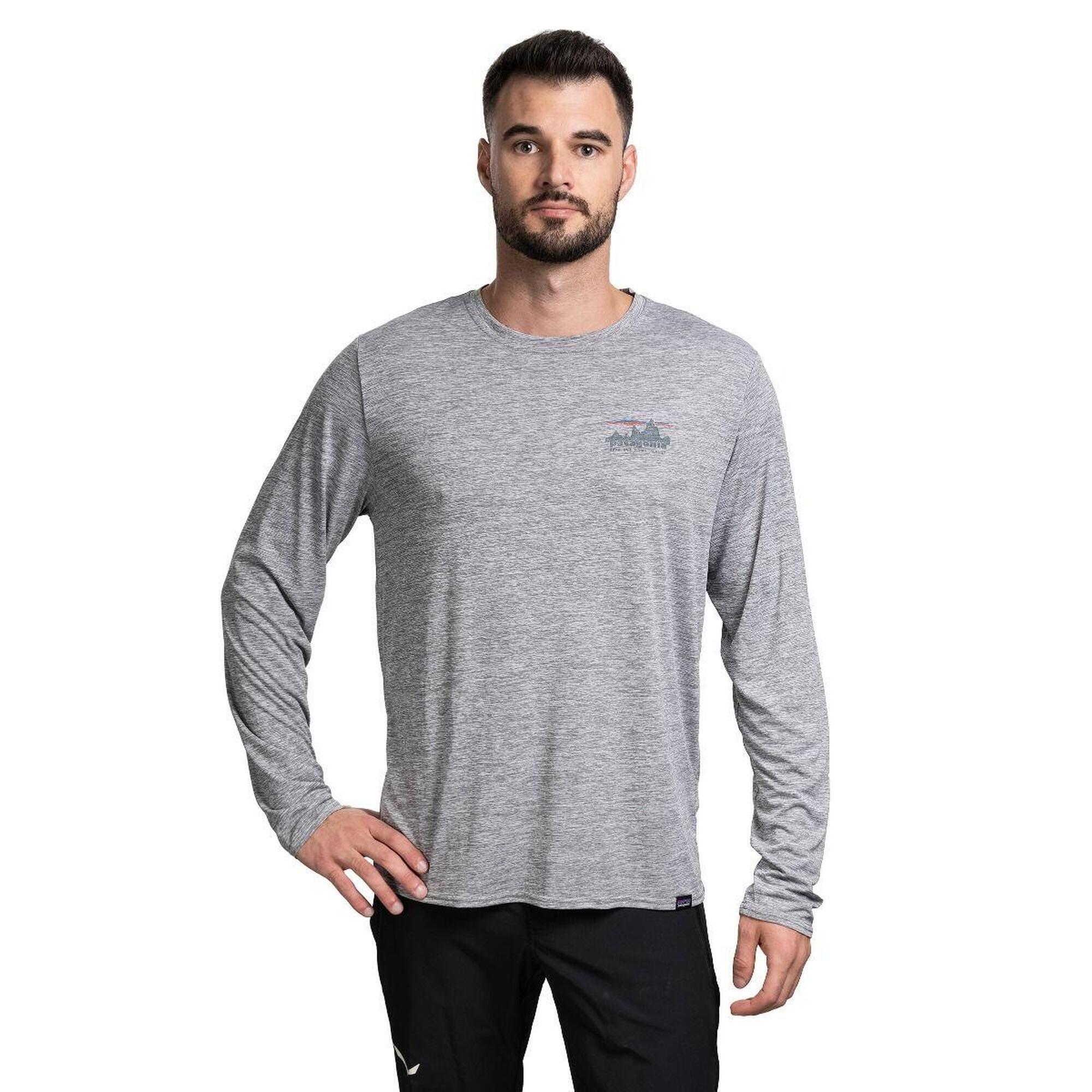 Koszulka trekkingowa męska Ls Cap Cool Daily Graphic