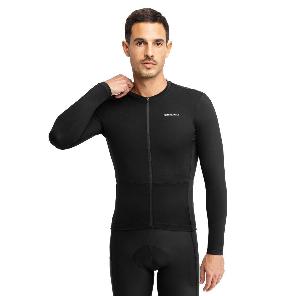 Męska koszulka rowerowa gravel z długim rękawem Kolarstwo Siroko GM6 Rideout