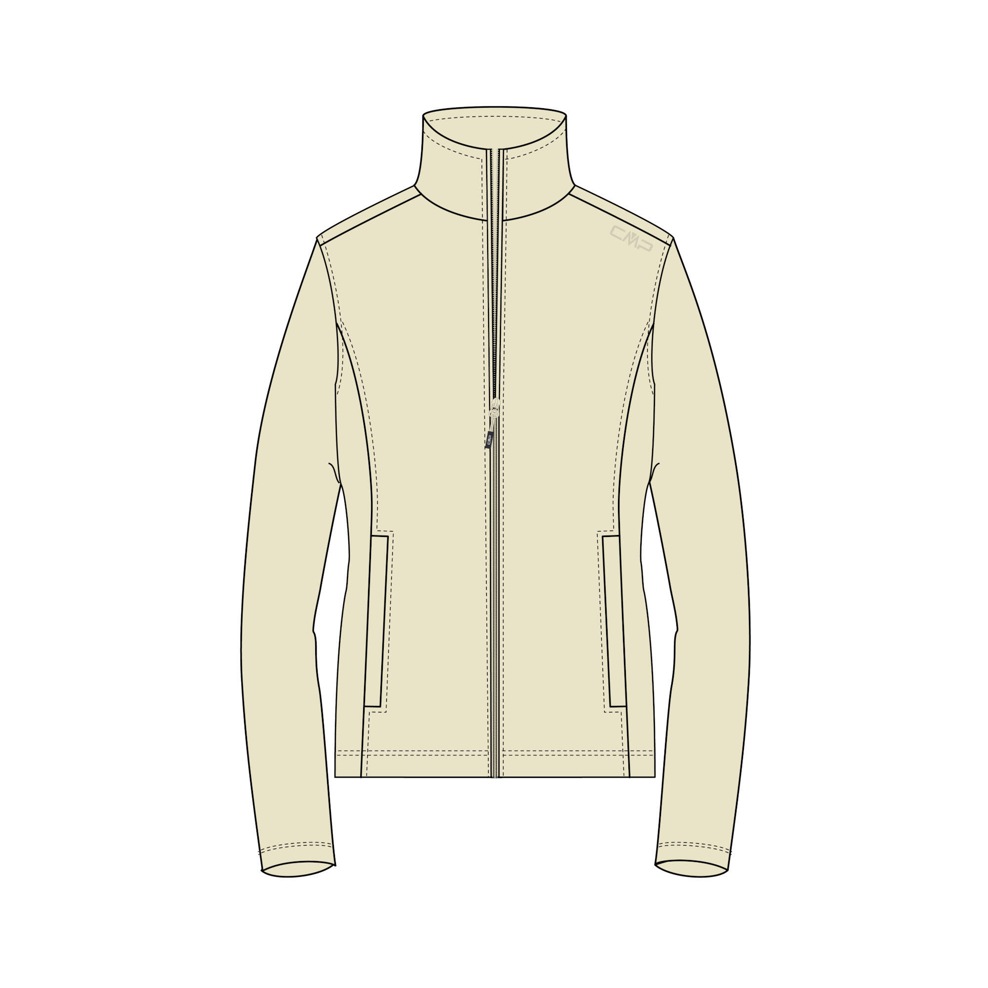 Polar damski zapinany na zamek CMP Arctic