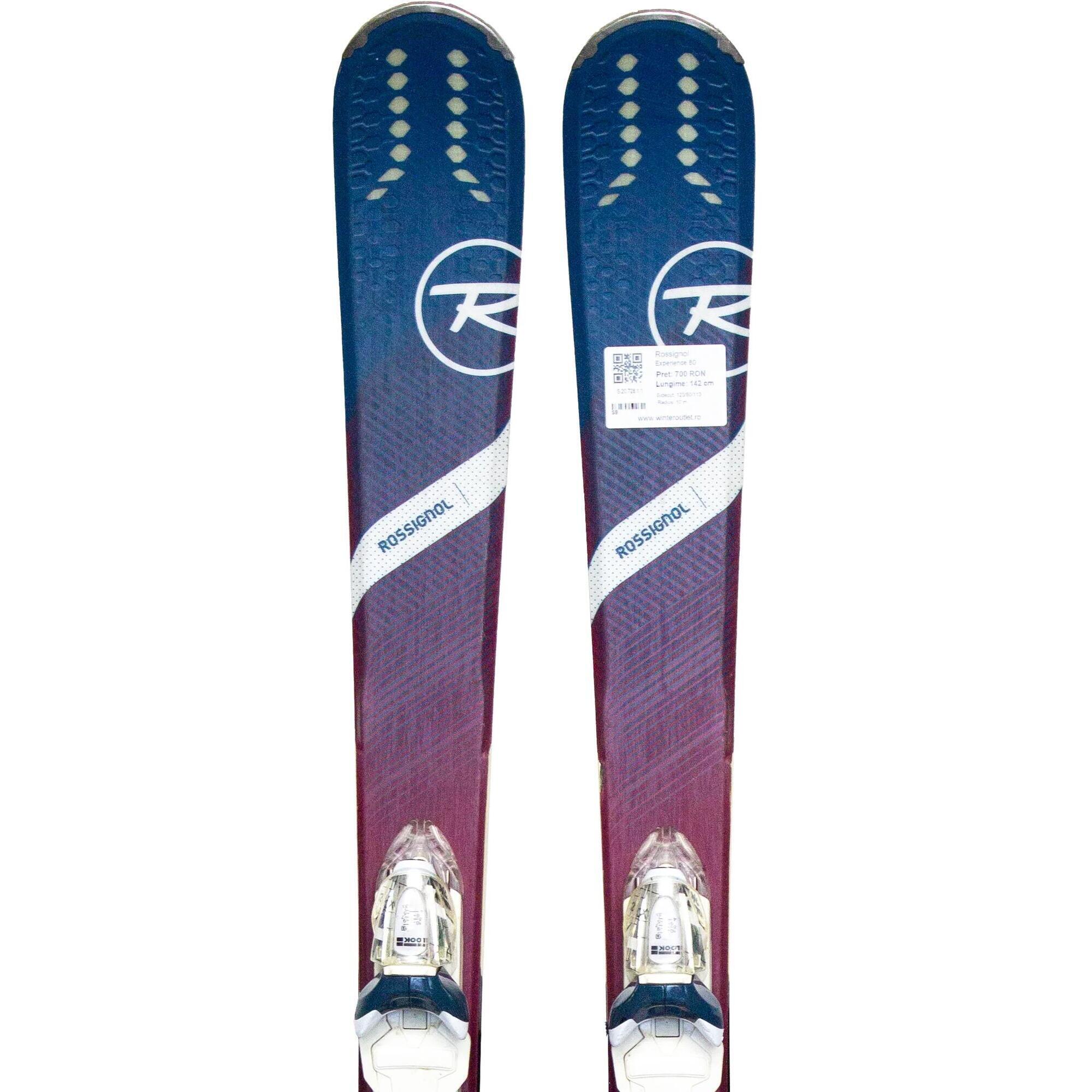 Second Life- Narty ROSSIGNOL Experience 80, 142 cm- Stan bardzo dobry