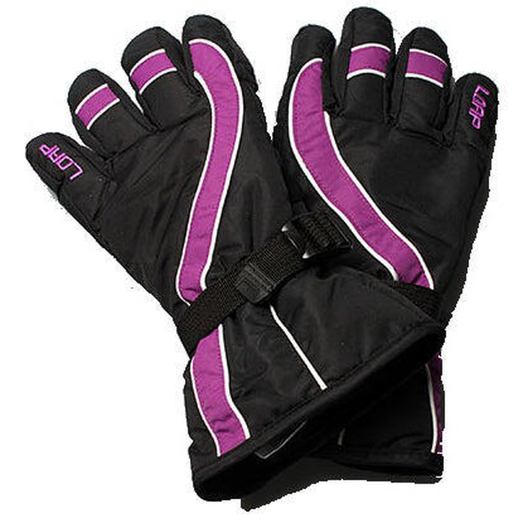 Damskie Rękawiczki Narciarskie Loep Viola XL - Ciepłe i Wodoodporne