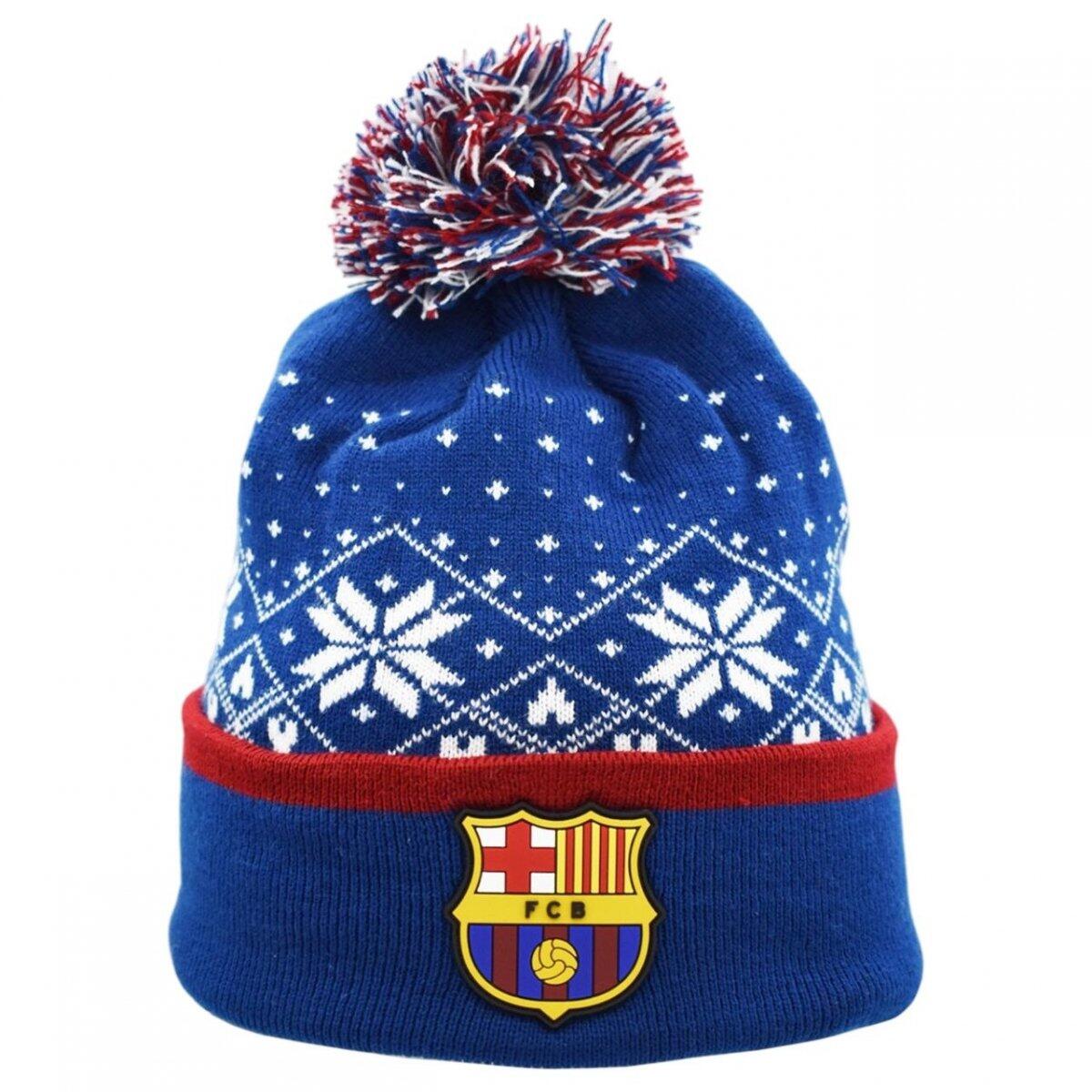 FC Barcelona czapka zimowa FCB Christmas Hat granatowy OSFM