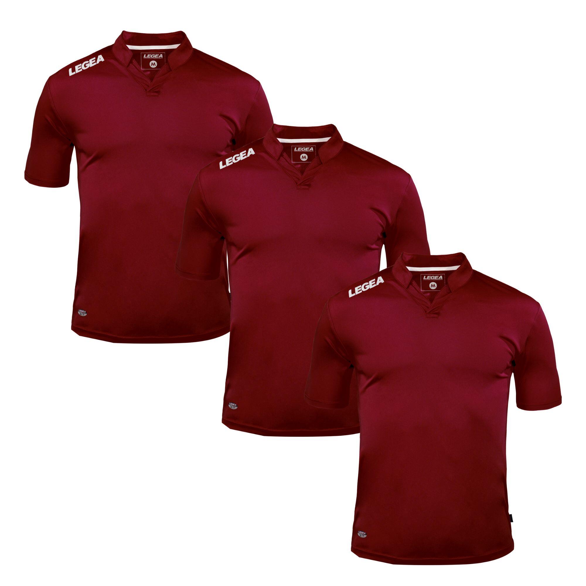 3 Koszulki piłkarskie AJACCIO bordowe