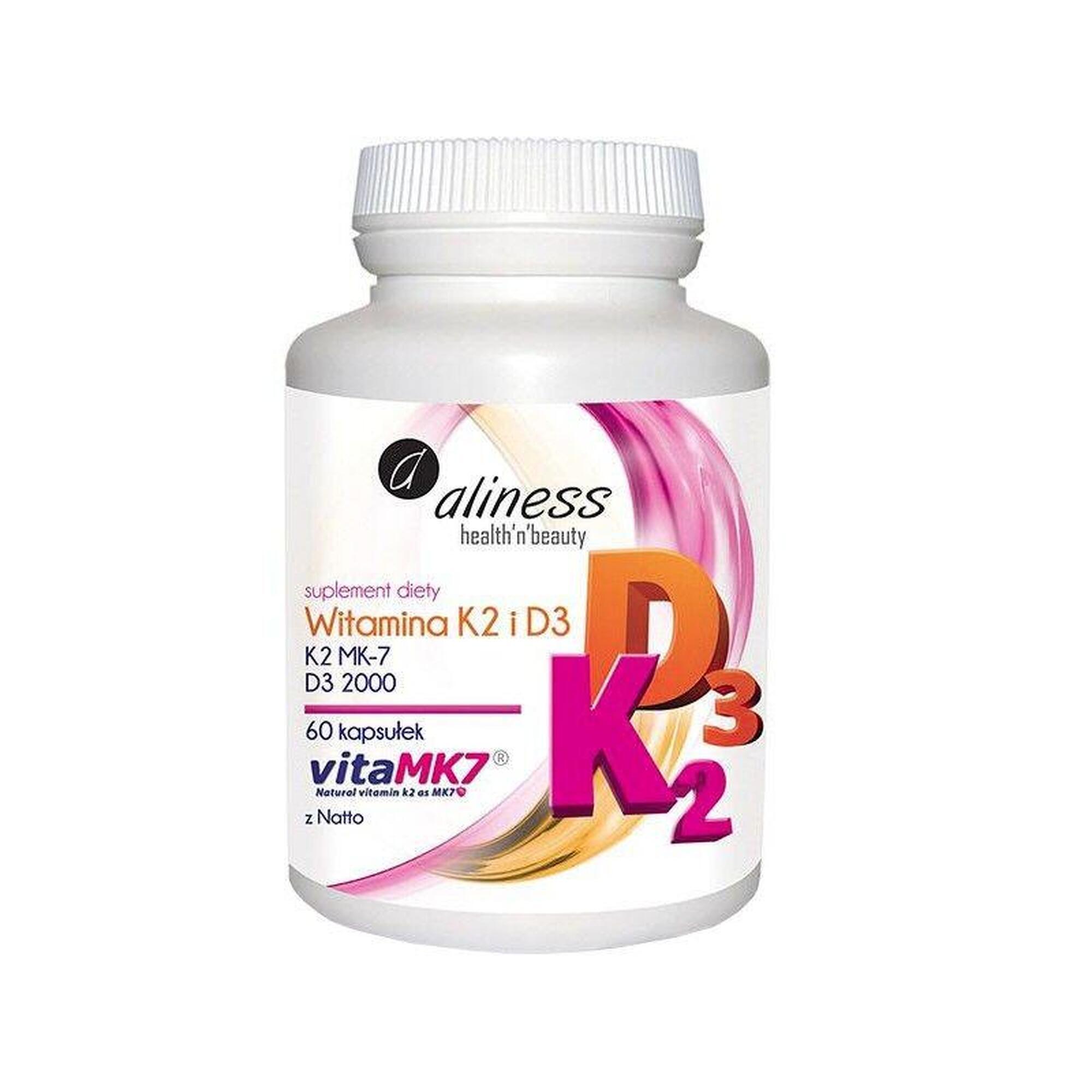 Witamina K2 I D3 ALINESS 60 kaps