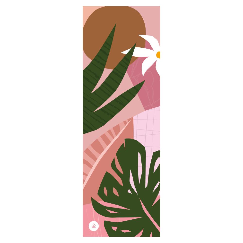 Mata do jogi podróżna Moonholi Tropicana Travel z antypoślizgową powierzchnią