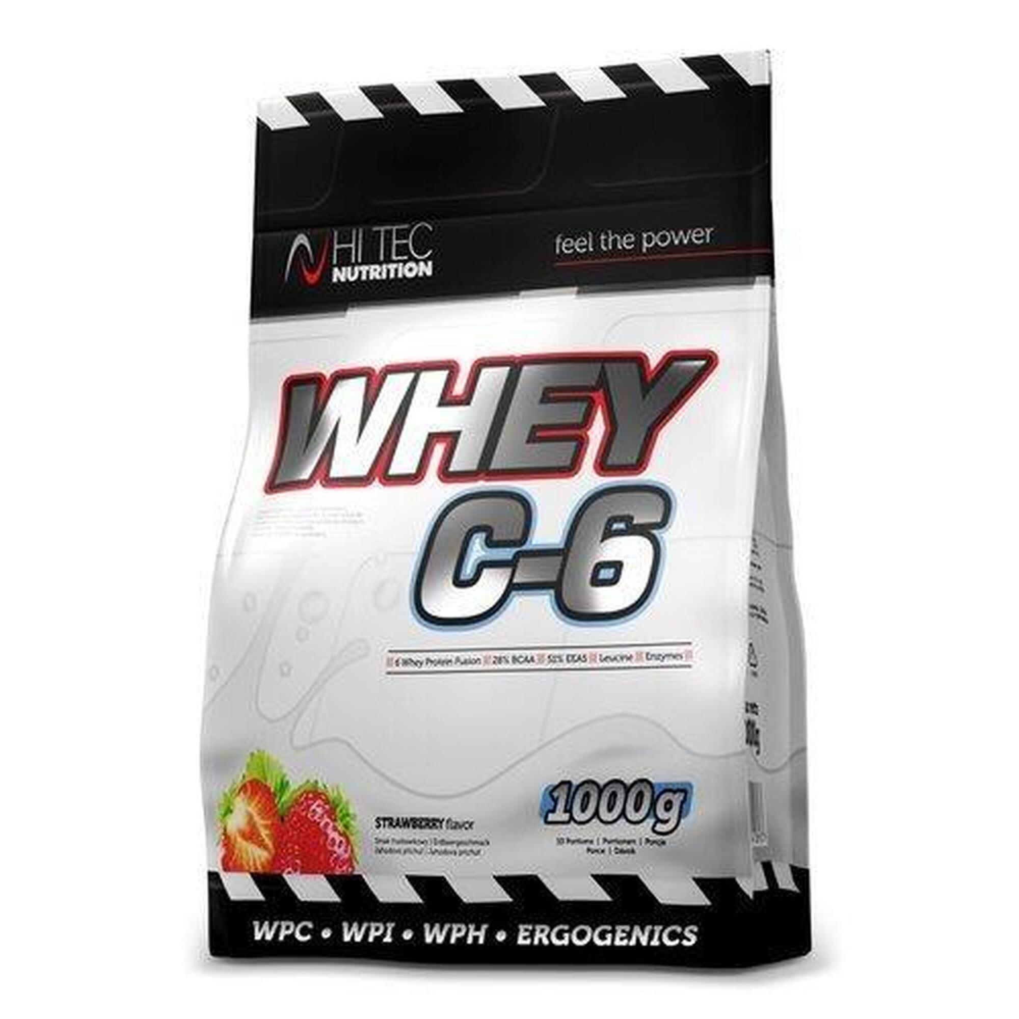 Odżywka białkowa HI TEC Whey C-6 1000g Truskawka