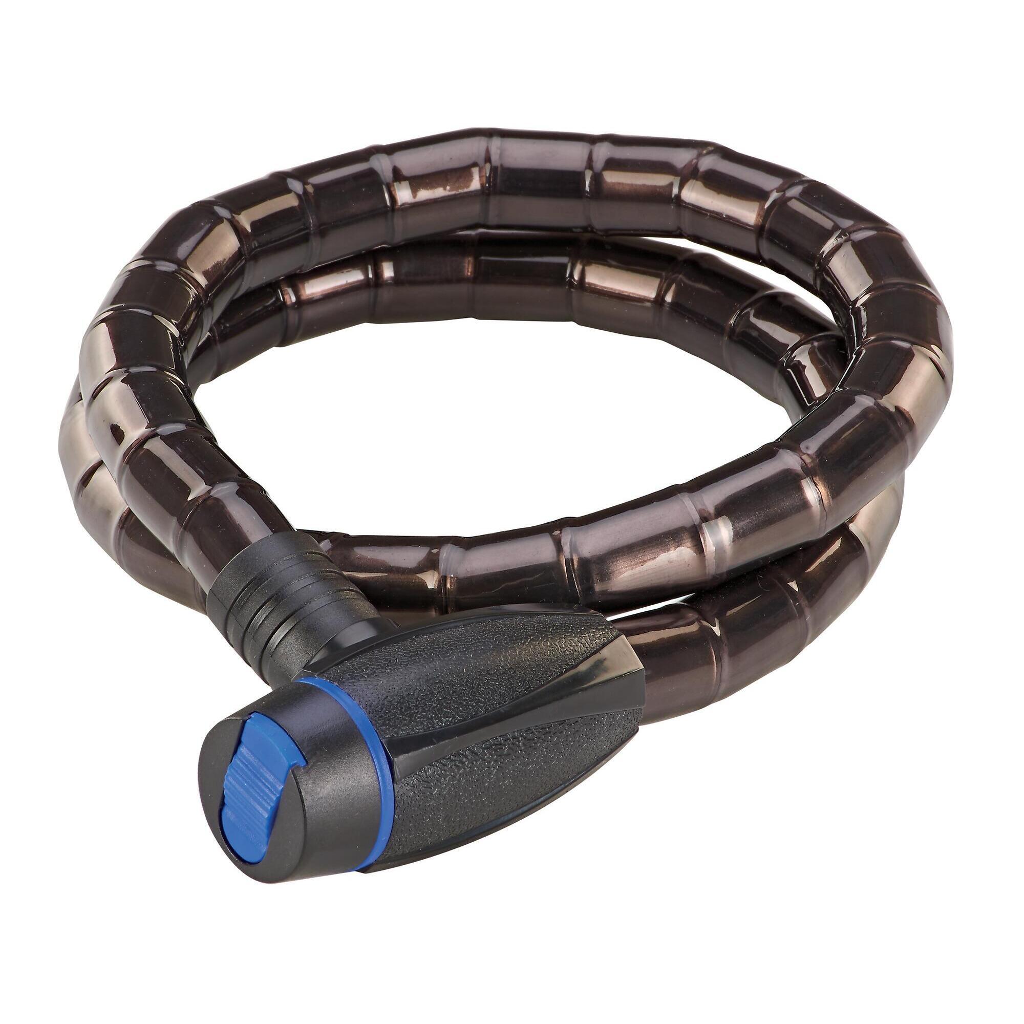 Zamek z pancernym kablem, 2 klucze cylindryczne