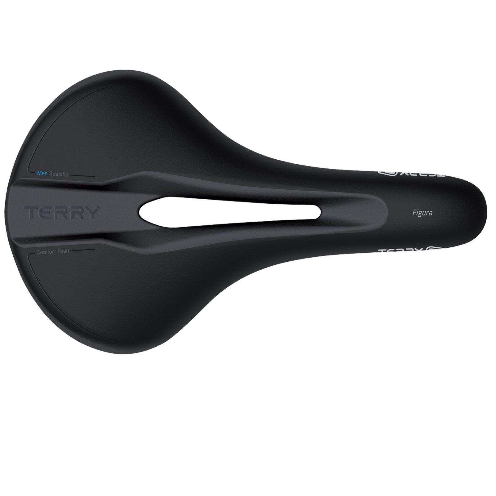 Siodełko Rowerowe Figura Męskie Czarne