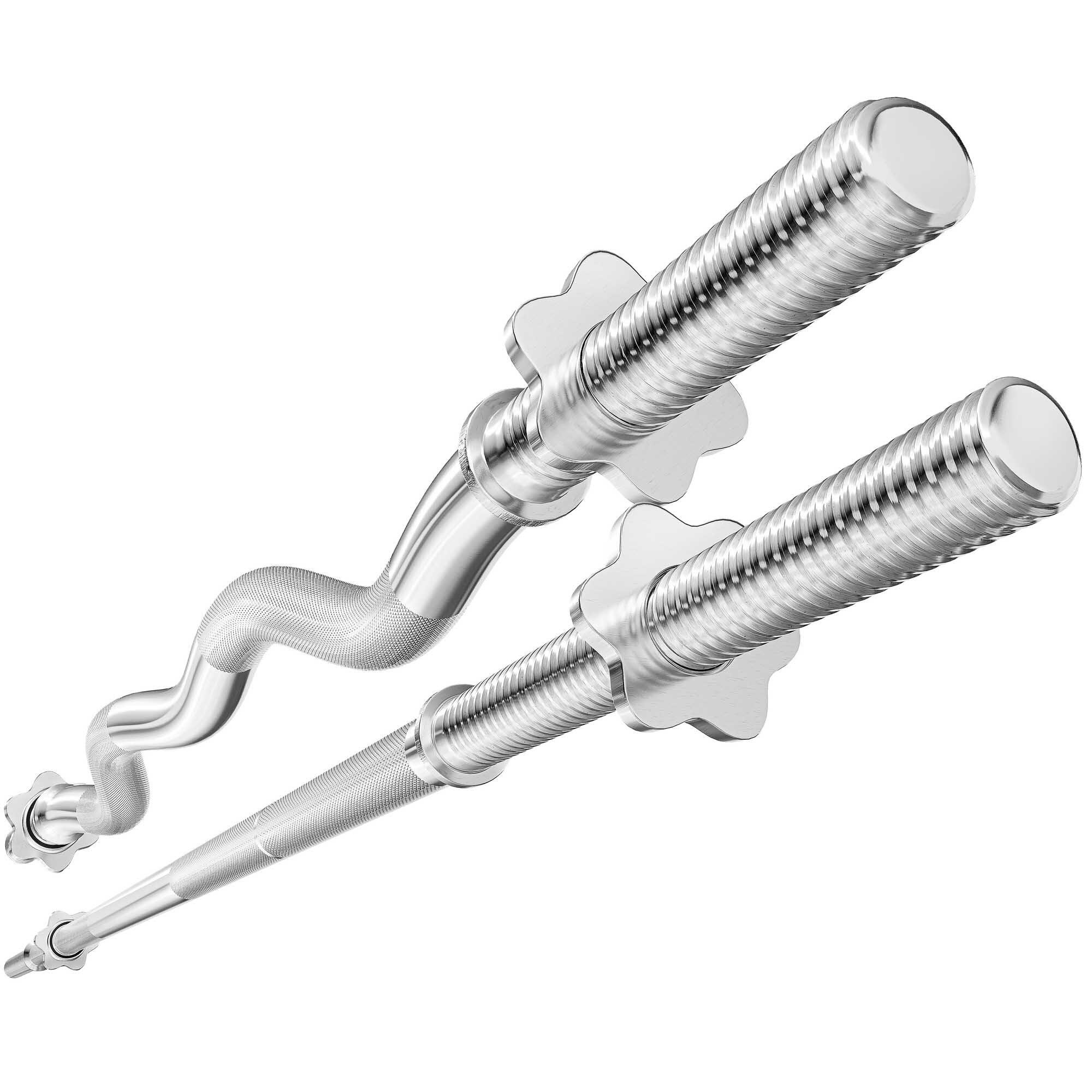 Zestaw gryfów do treningu siłowego Hop-Sport 218cm + 120cm lekko łamany