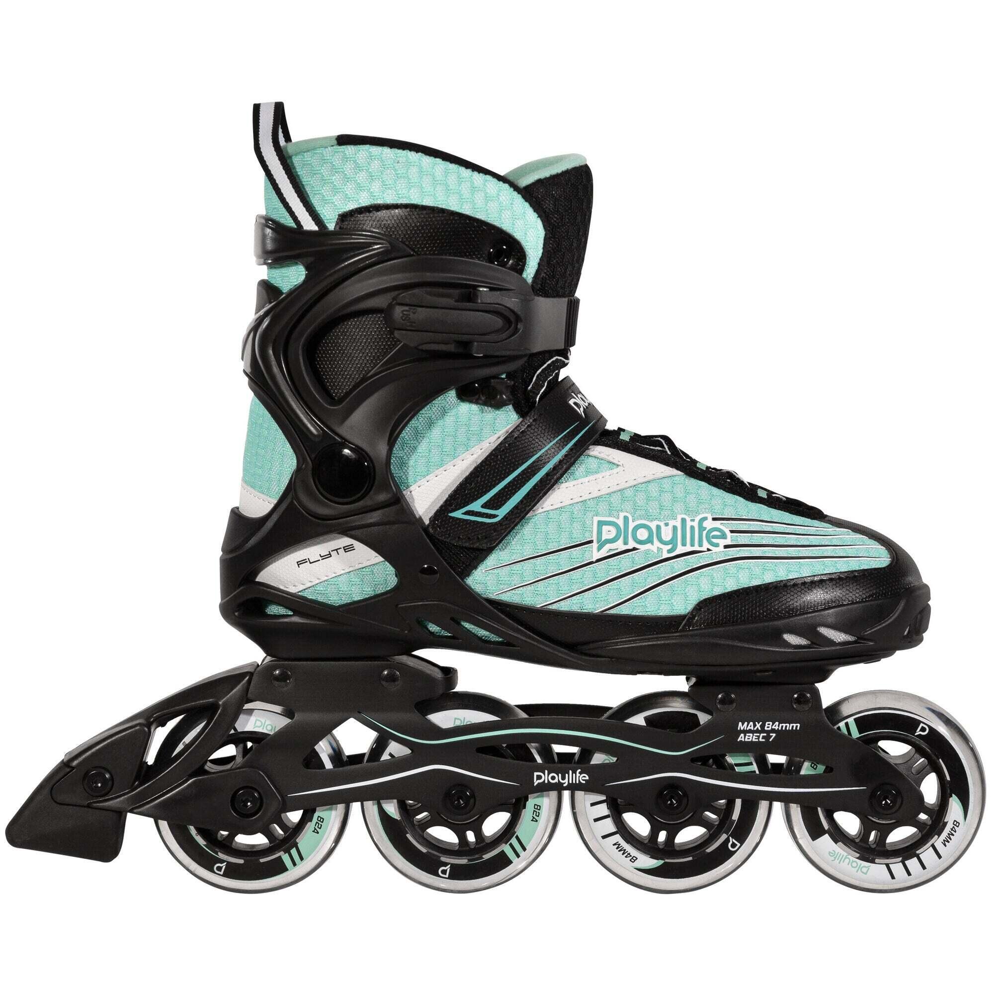 Jazda na rolkach freeskate Playlife Flyte Teal 84