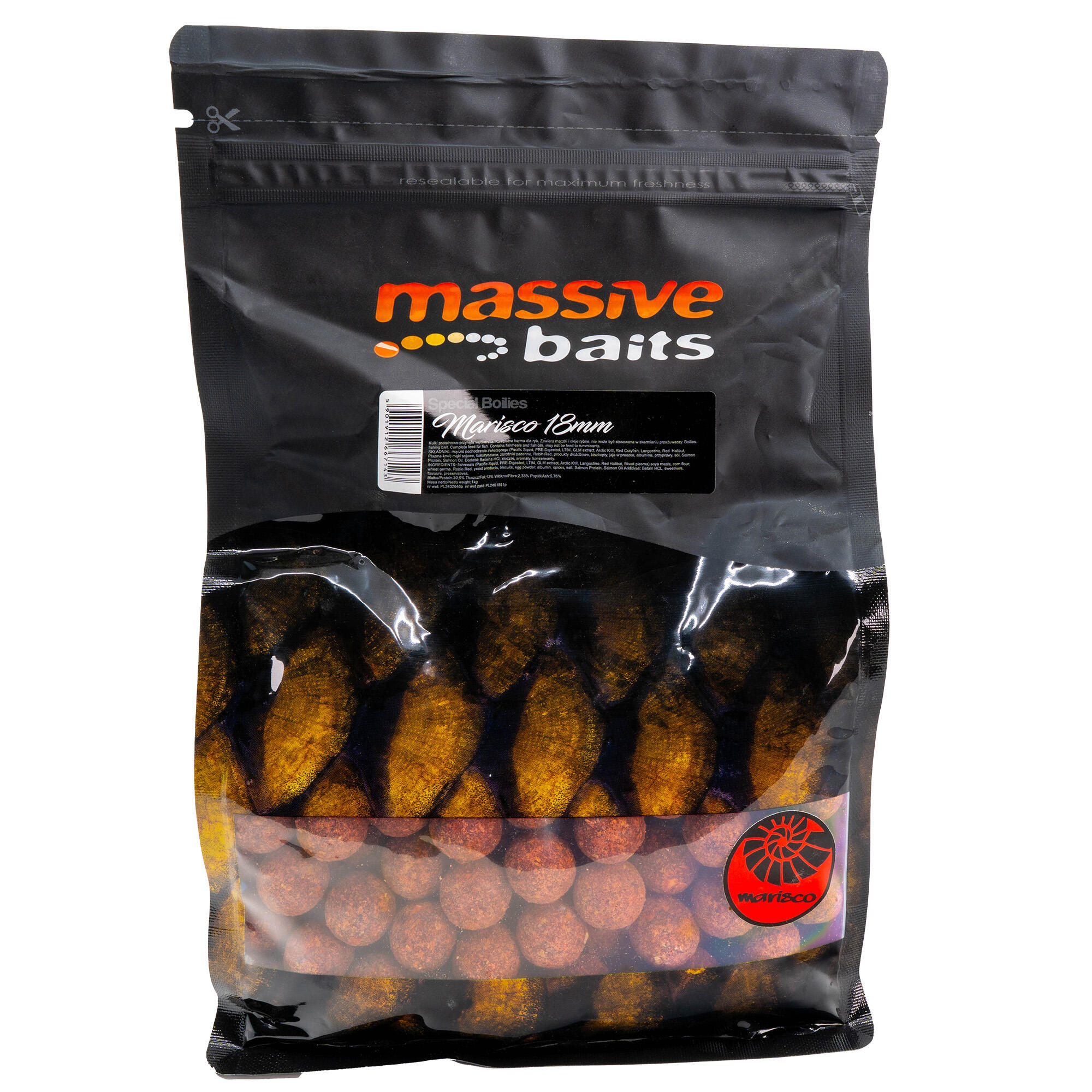 Kulki Massive Baits Marisco Robin Red 18Mm 1Kg