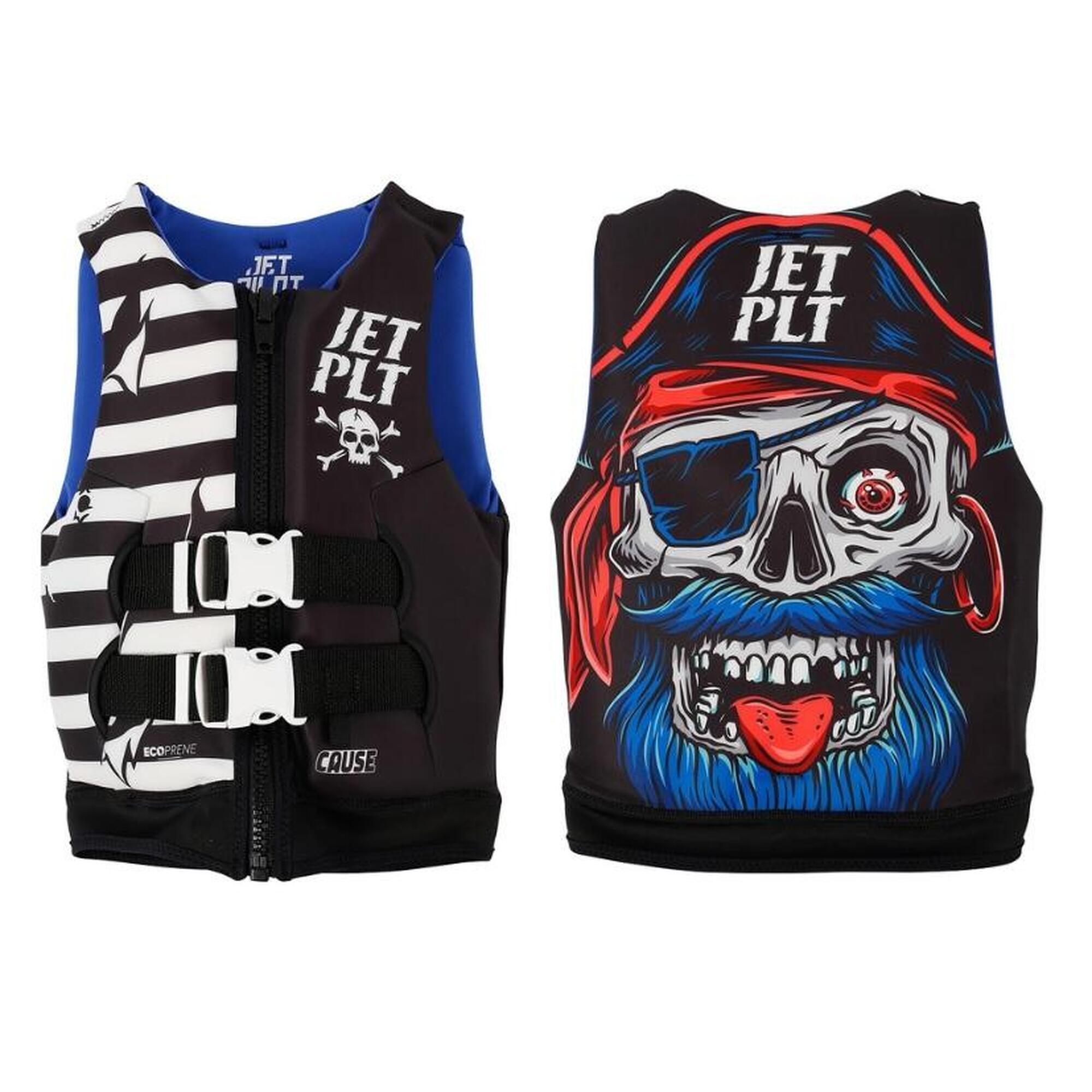 Kamizelka asekuracyjna do sportów wodnych dziecięca Jetpilot Pirate (8-10L)