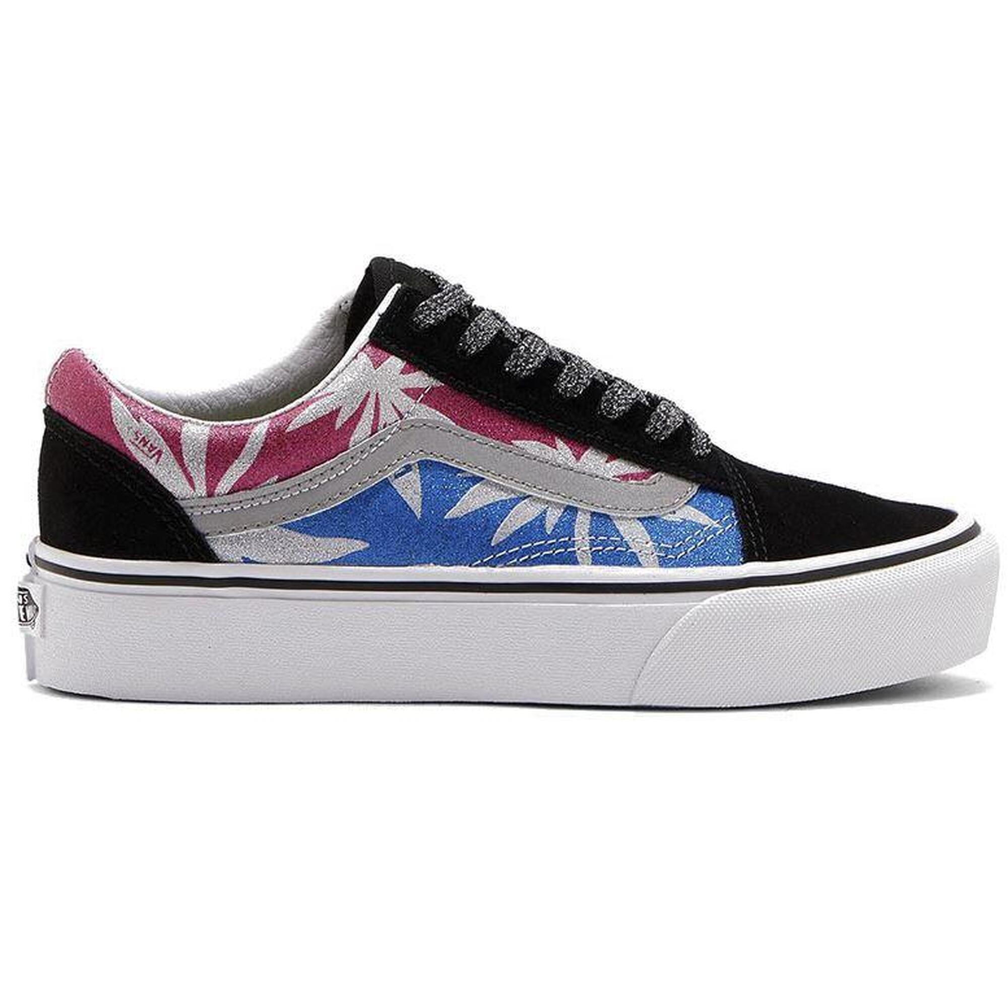Vans Old Skool Wmns After Dark Czarny z niebieskim i fuksją 36