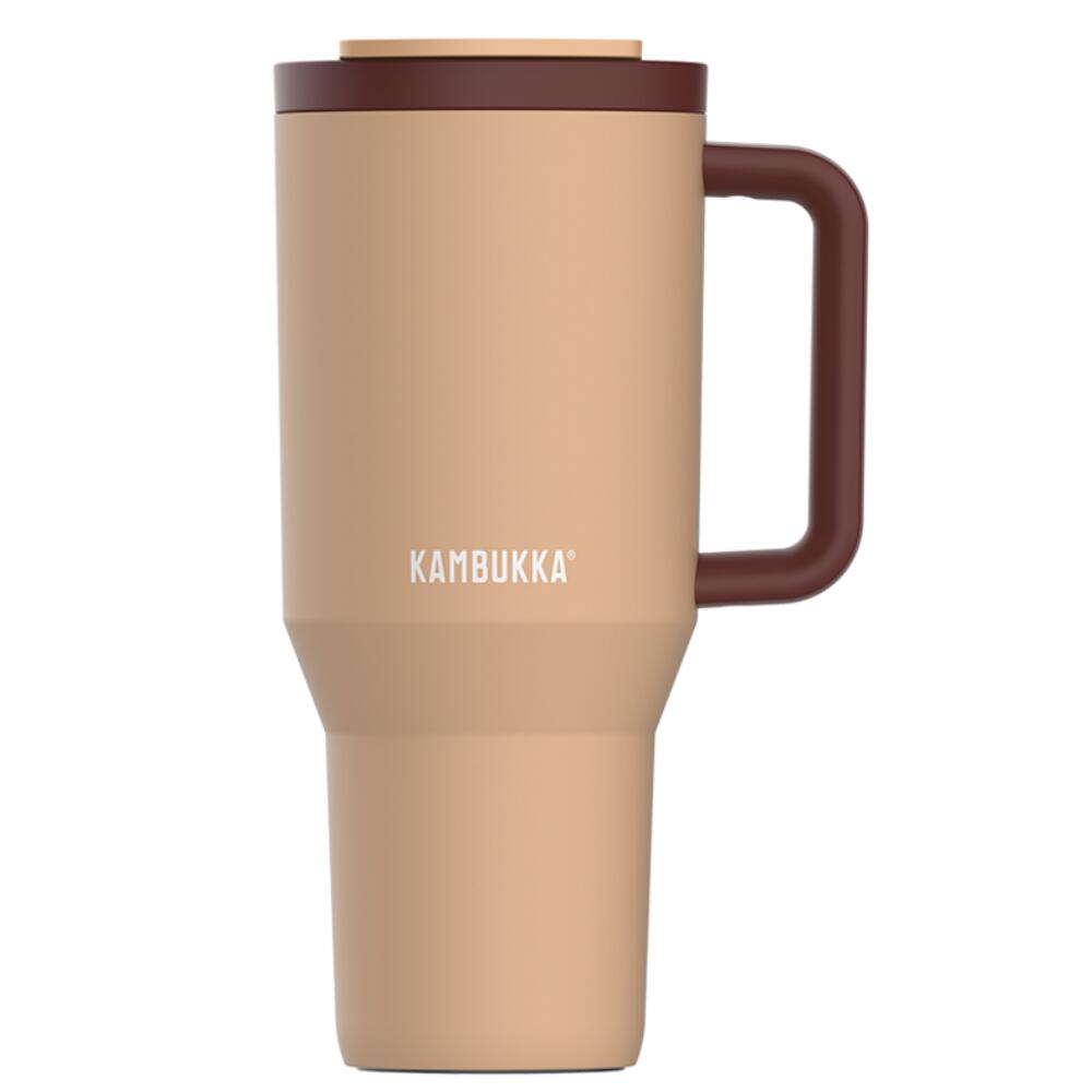 Kubek termiczny ze słomką Kambukka Rio 950ml - Almond Dream