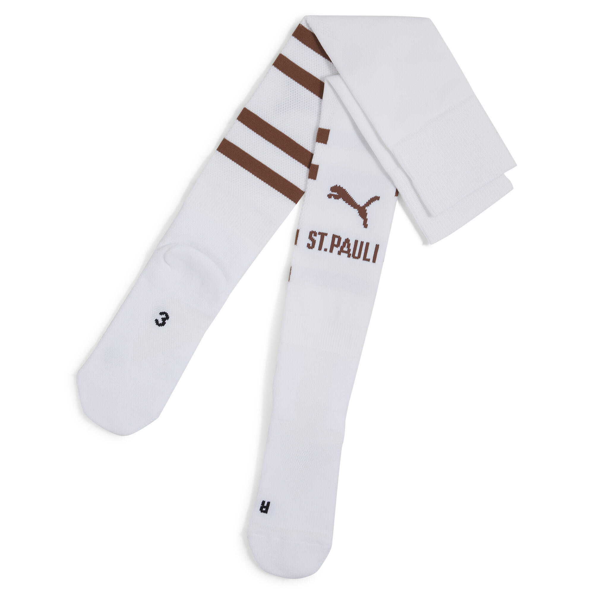 Męskie skarpety FC St. Pauli z grafiką PUMA White Espresso Brown
