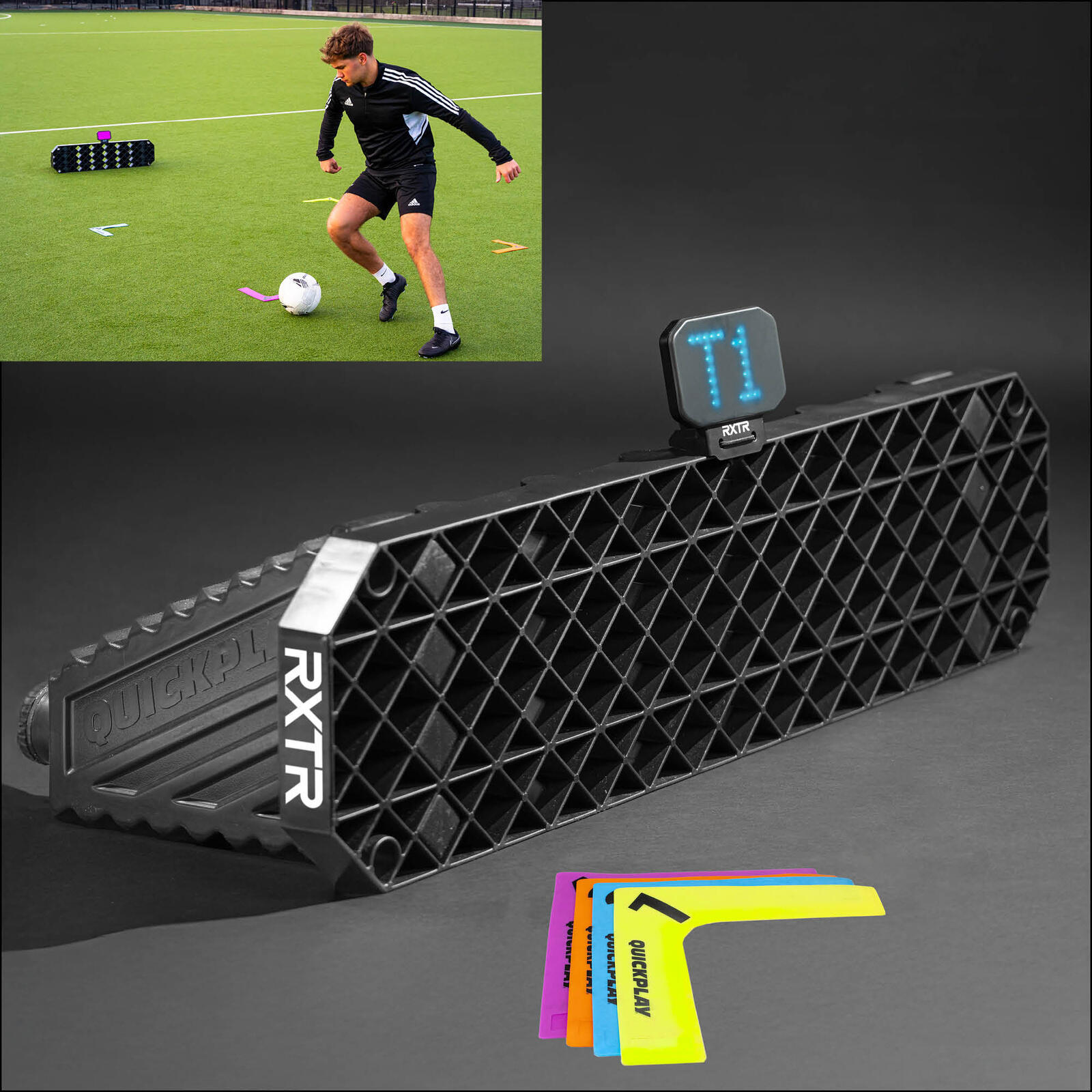 Ścianka Do Odbijania Piłek Z Treningami Rebounder Quickplay RXTR Home Coach