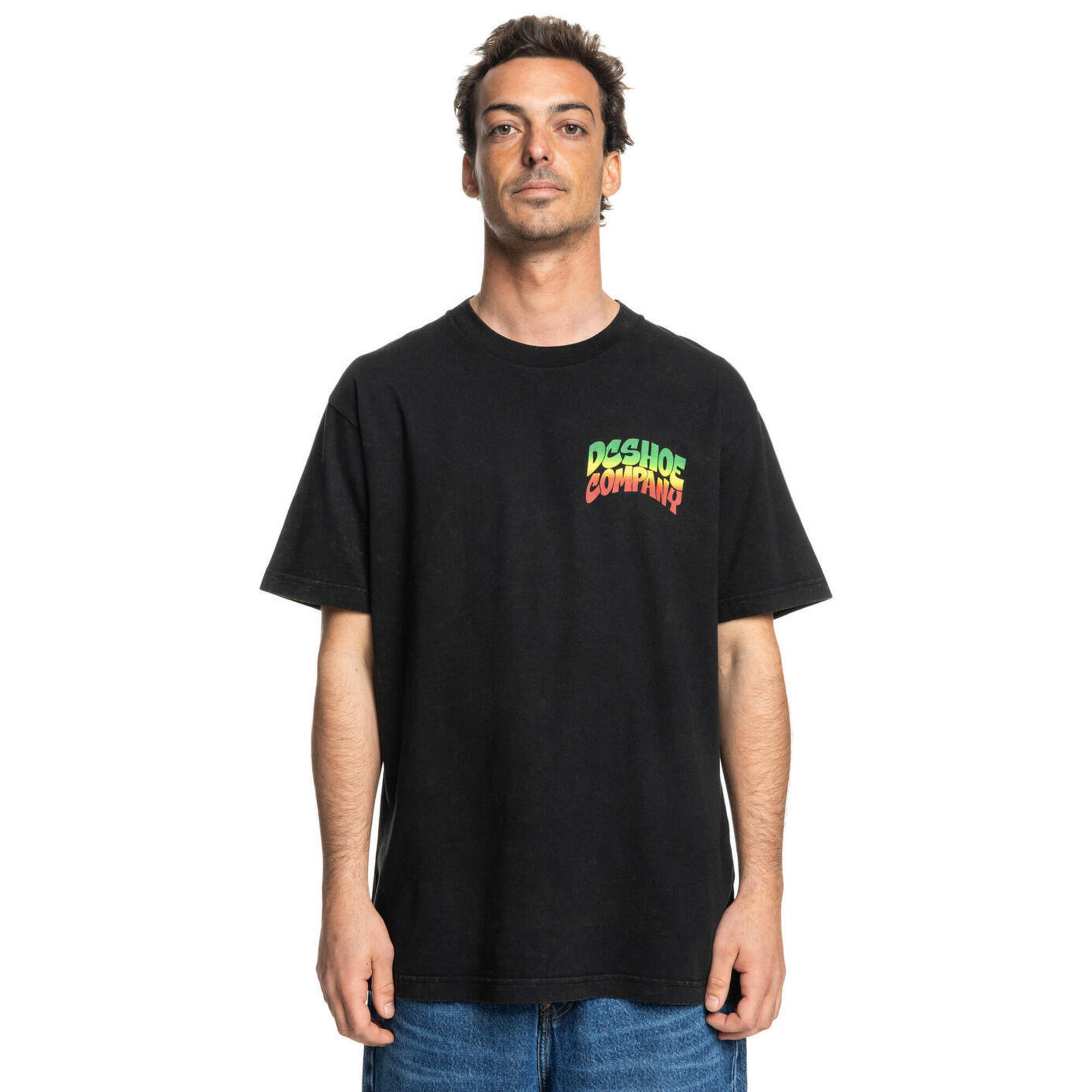 Koszulka z krótkim rękawem dla Mężczyzn HOT BOX Czarny