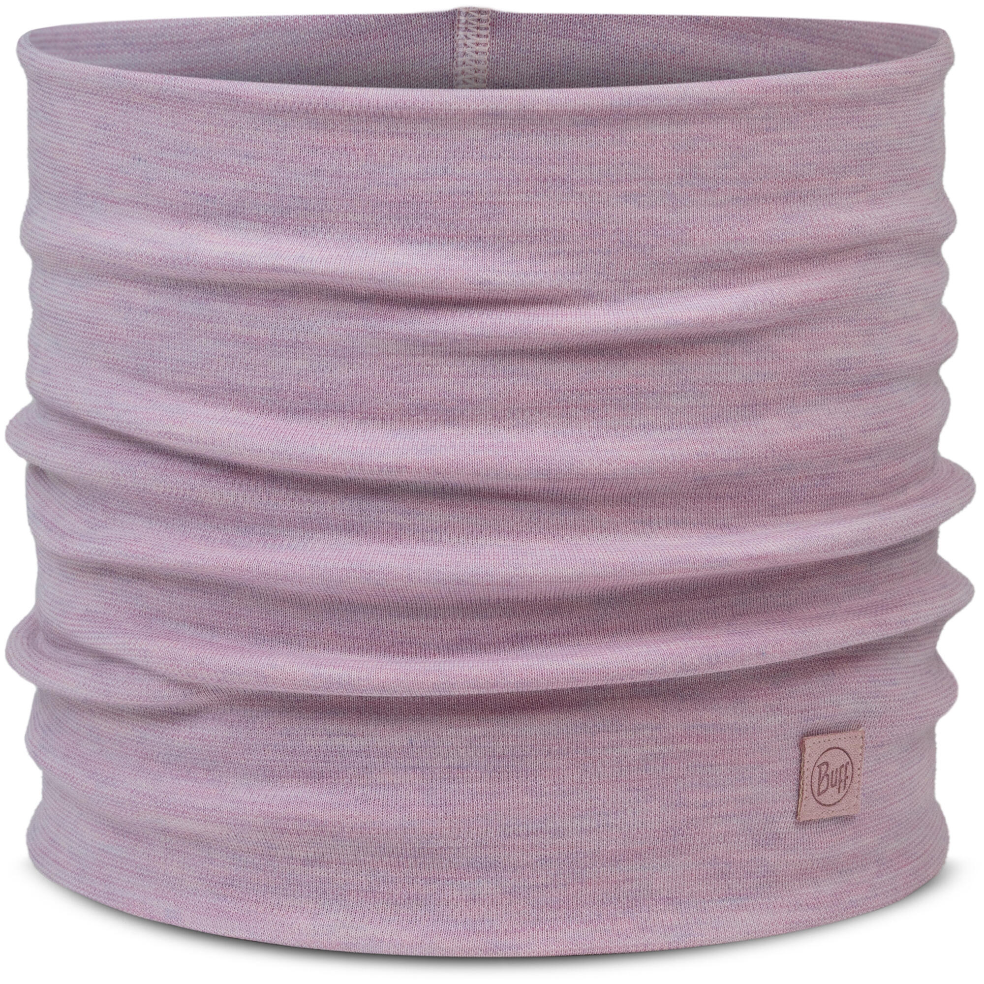 Bandana BUFF MERINO HEAVYWEIGHT NECK WARMER SOLID LILAC SAND