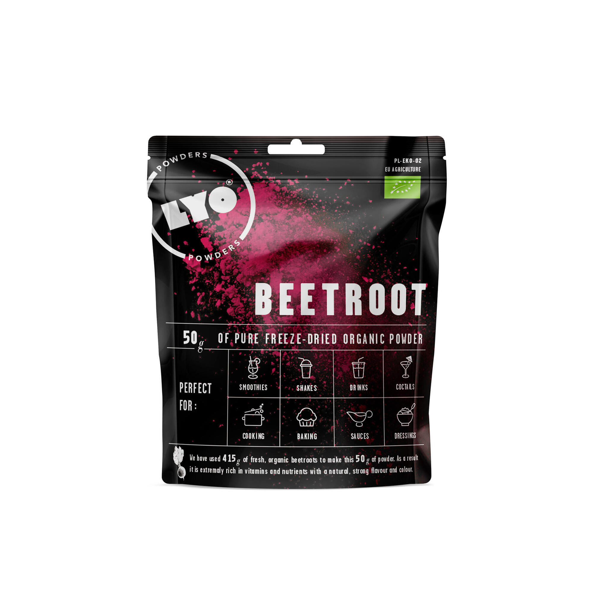 Liofilizat LyoFood Ekologiczny burak w proszku 50 g