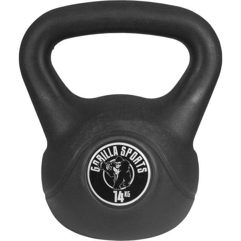 Kettlebell do treningu Gorilla Sports winylowy 14 kg