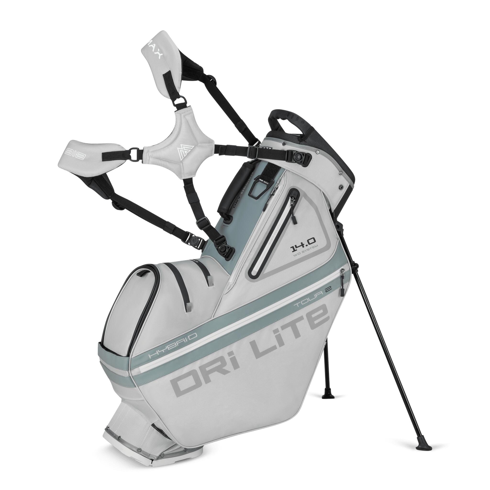 Torba golfowa Big Max Dri Lite Hybrid Tour 2 Srebrny