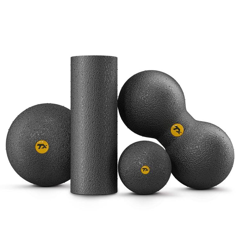 Zestaw do masażu i rollowania Trex Sport mini wałek 15cm oraz 3 piłeczki