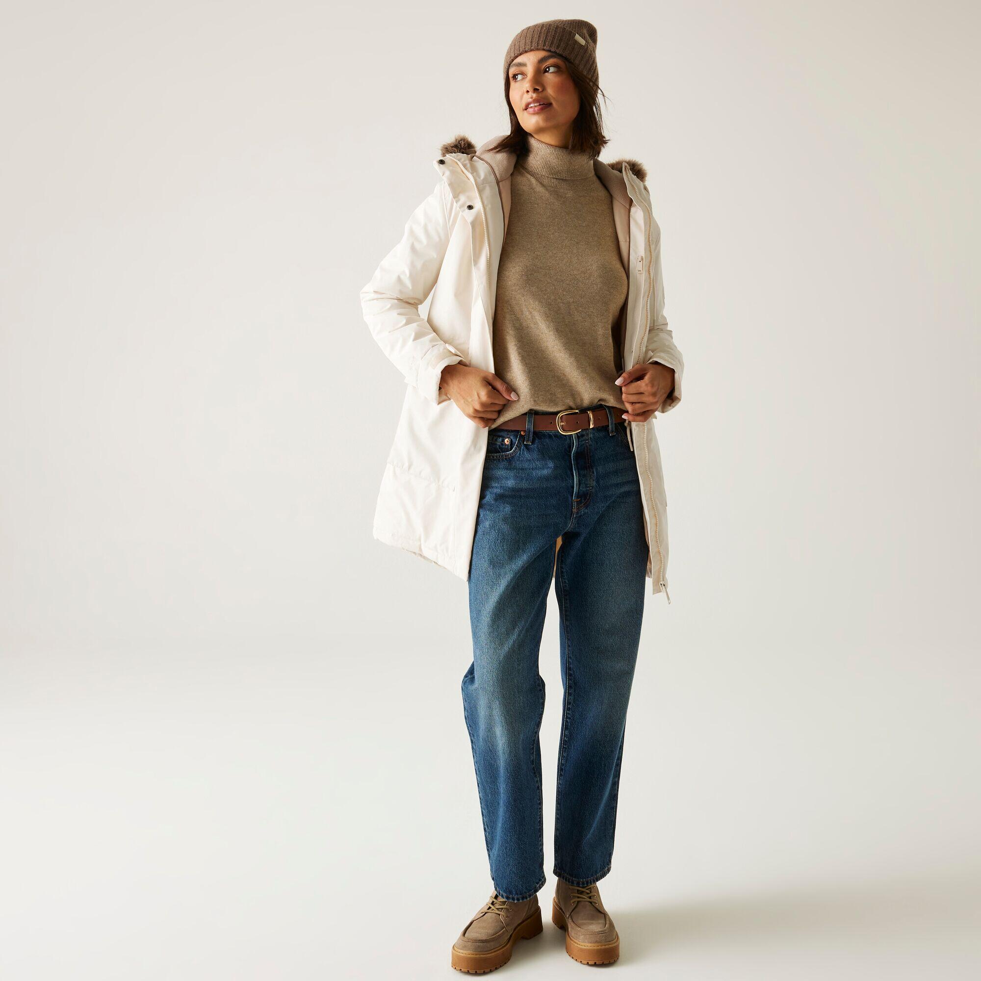 Płaszcz damski przejściowy ocieplany przeciwdeszczowy Sabinka