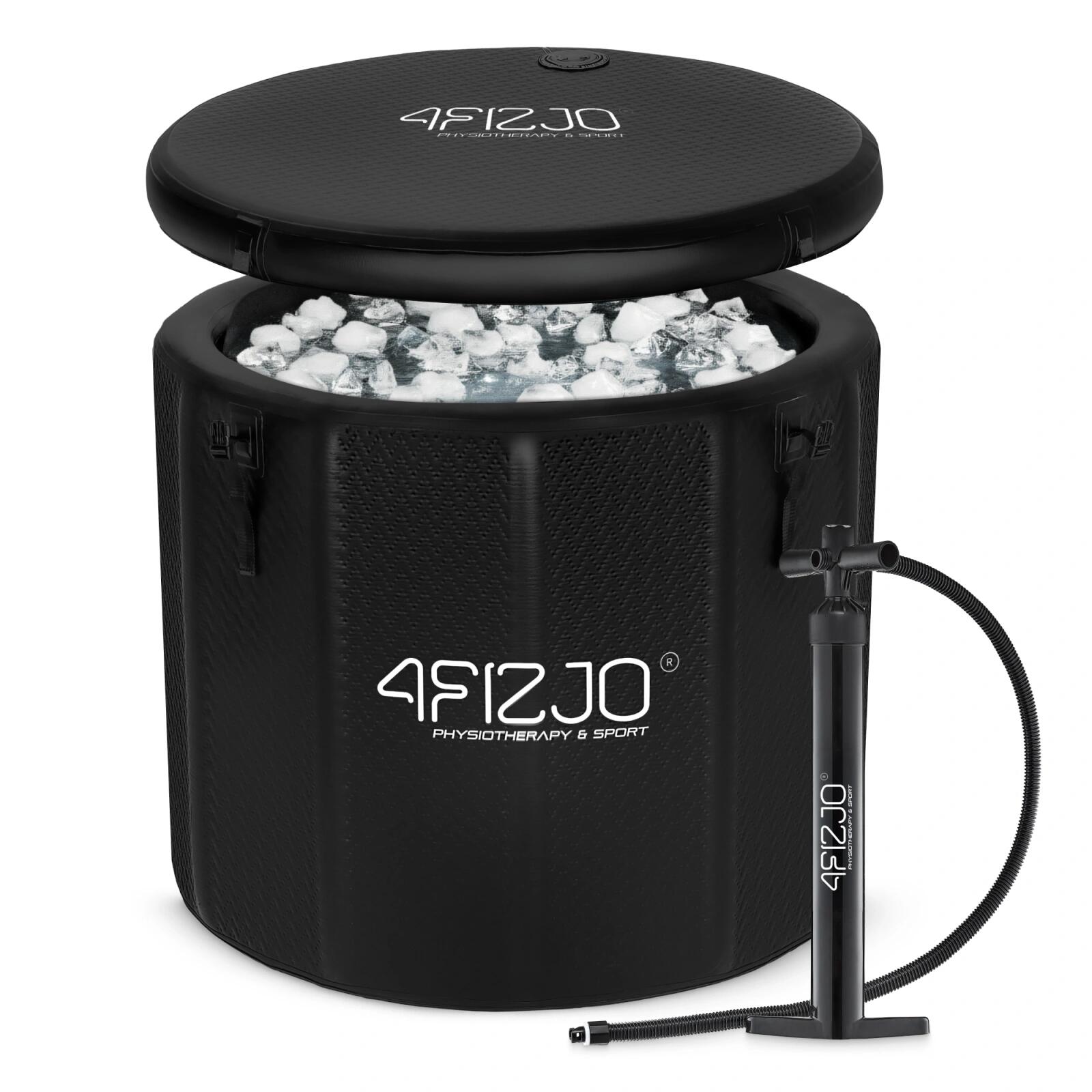 Dmuchana wanna lodowa do morsowania i regeneracji 4FIZJO 96 cm okrągła