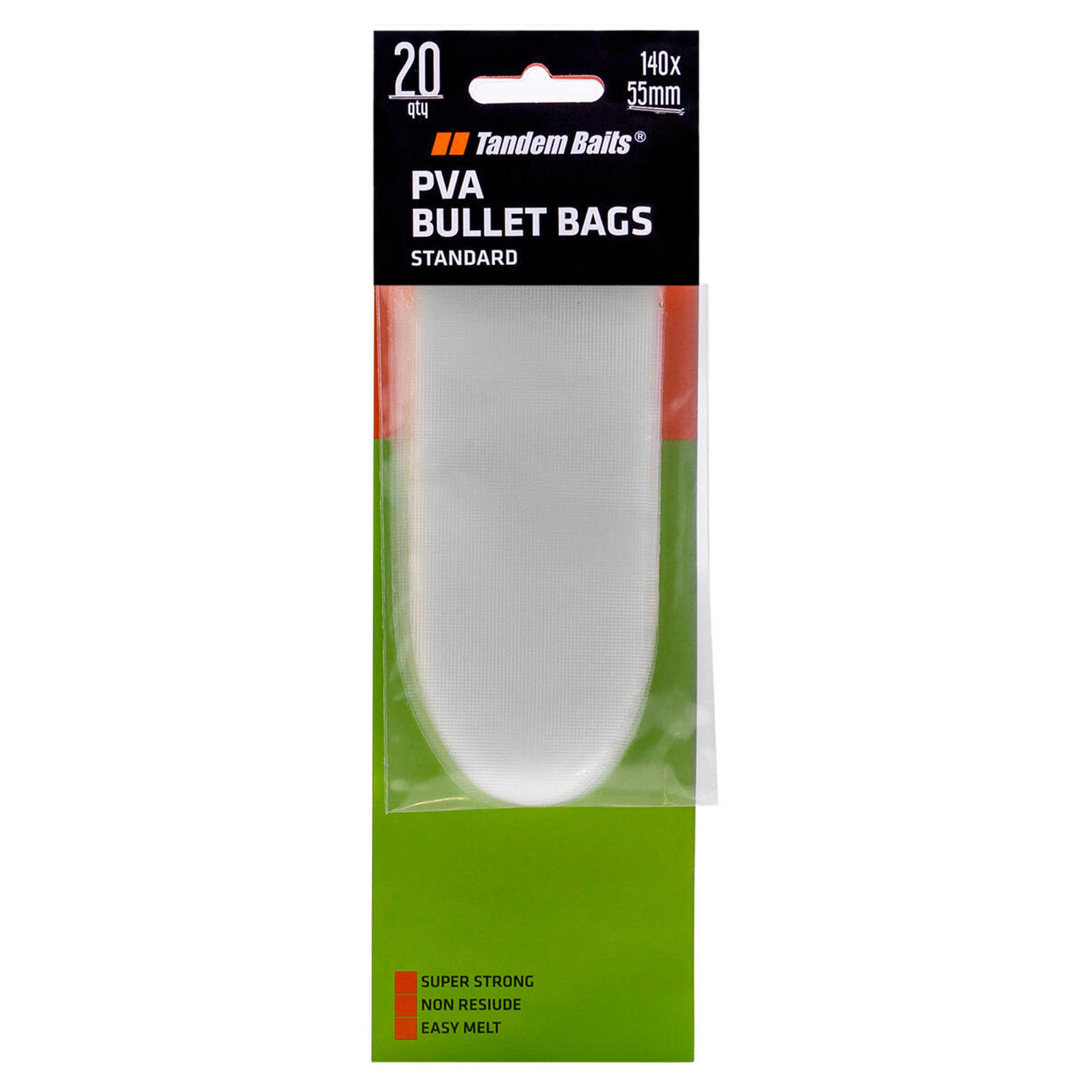 Worki rozpuszczalne PVA pocisk 100*40mm /20 szt.