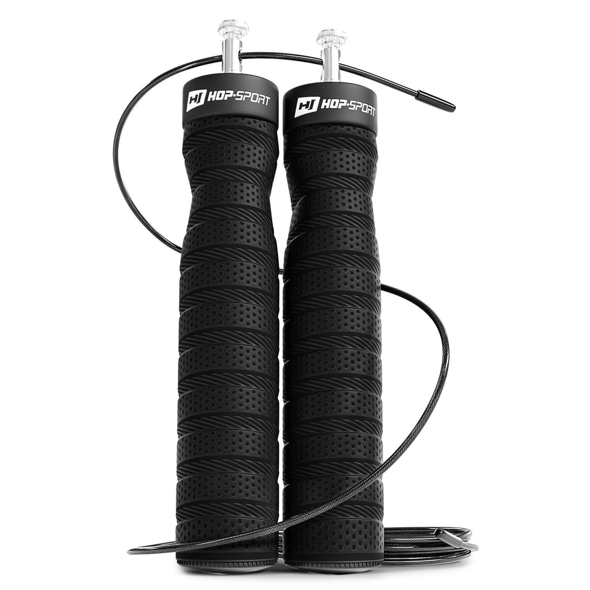 Skakanka z łożyskami i miękkim uchwytem Hop-Sport