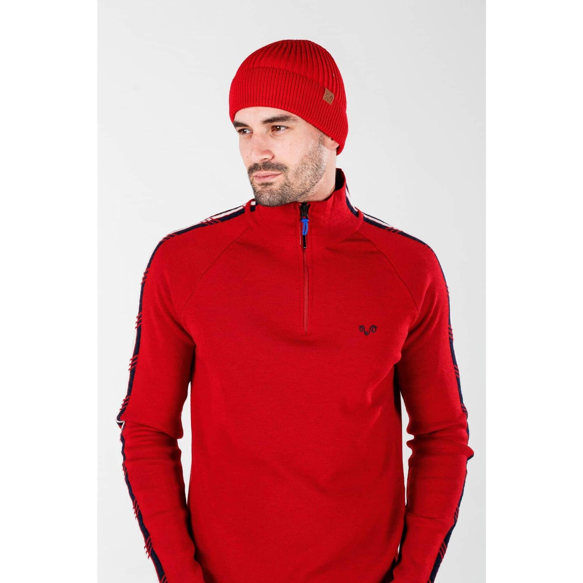 Czapka zimowa 100% wełna merino - Icewall (250 g/m²)