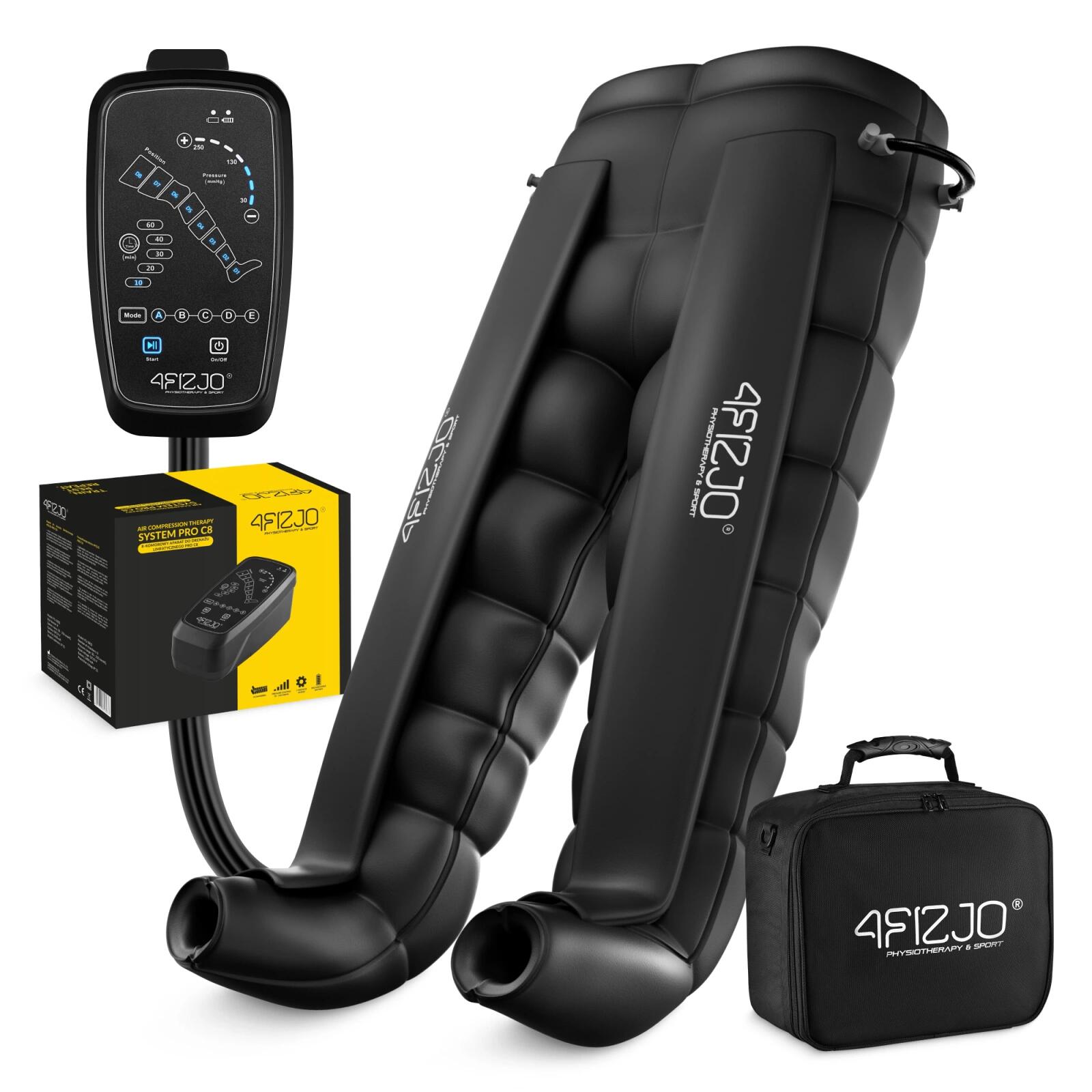 Aparat do drenażu limfatycznego na ból i obrzęki 4FIZJO PRO 8-komorowy