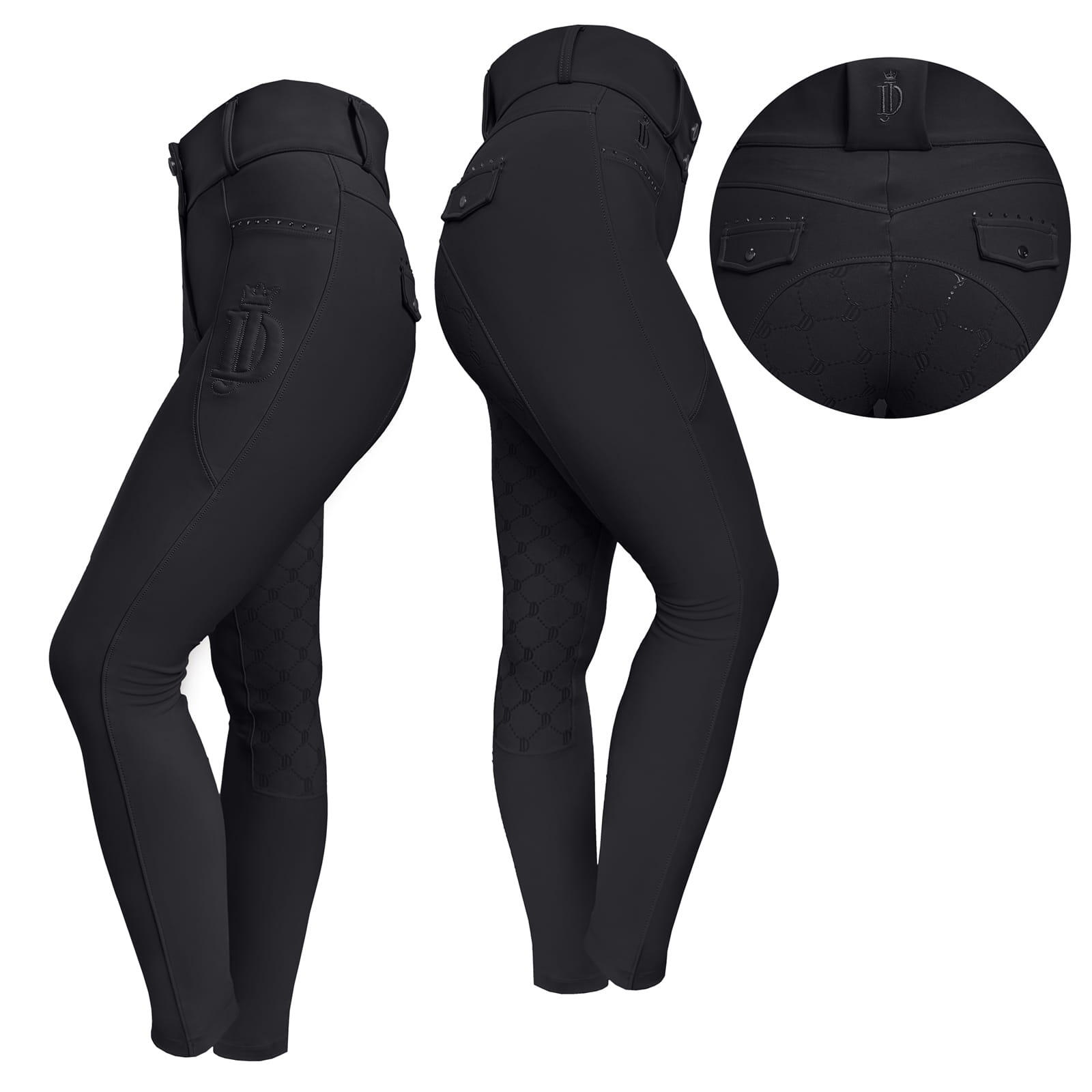 Legginsy jeździeckie z pełnym lejem JD ATTACK Elite