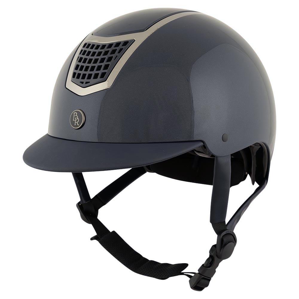 Standardowy kask jeździecki z daszkiem BR Equitation Lambda Glossy