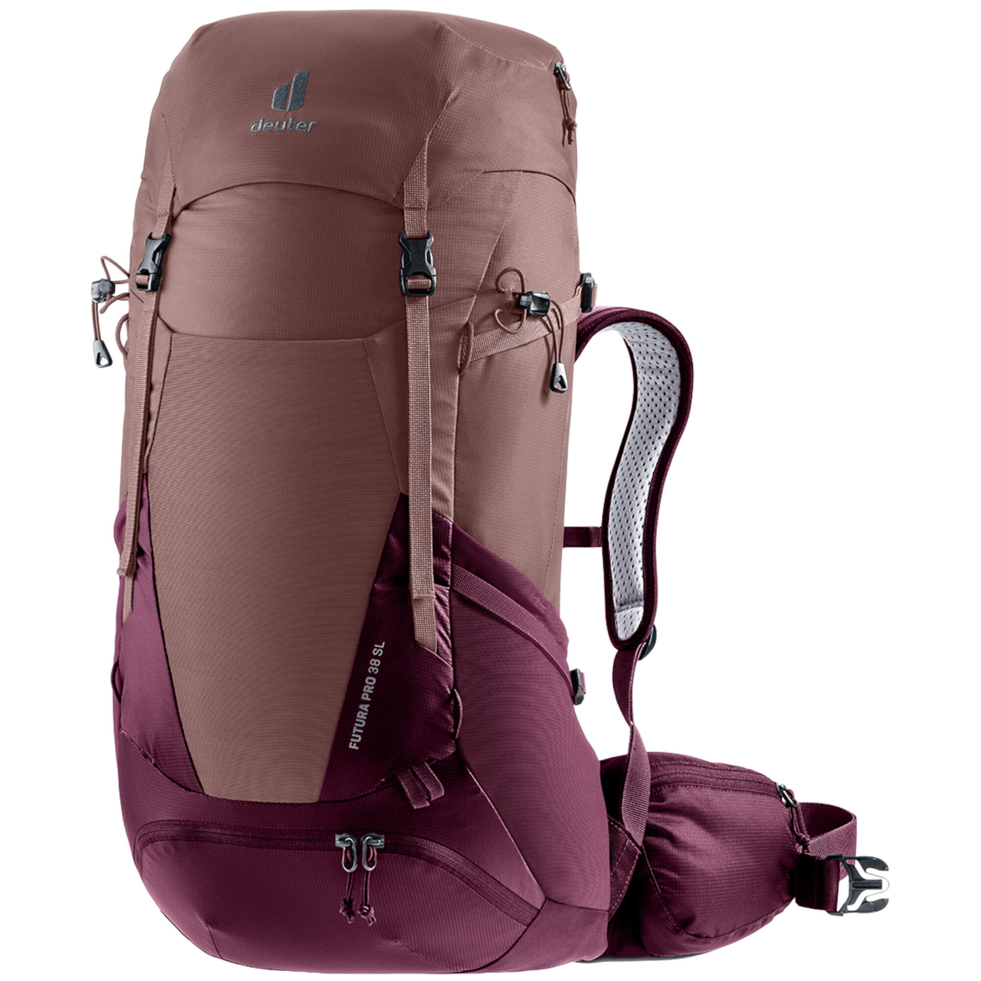 Plecak turystyczny damski Deuter Futura Pro 38 SL - ashrose/cassis