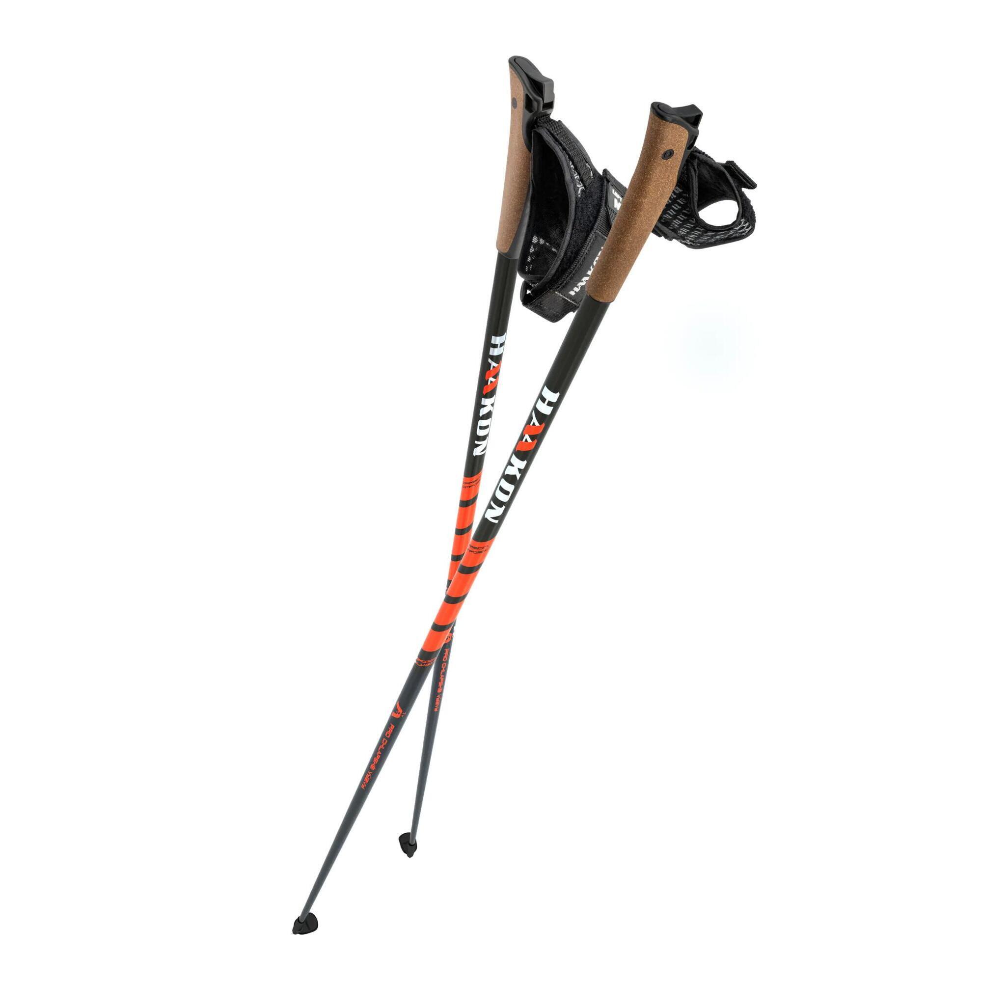 Kije do Nordic walking HAAKON Orange Carbon Composite
