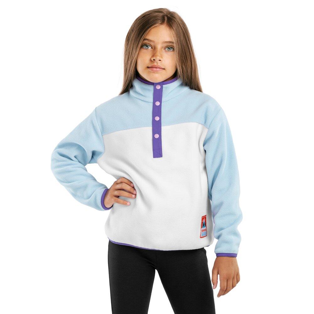 Bluza z grubego polaru snowboardowa dziecięca Charm-G