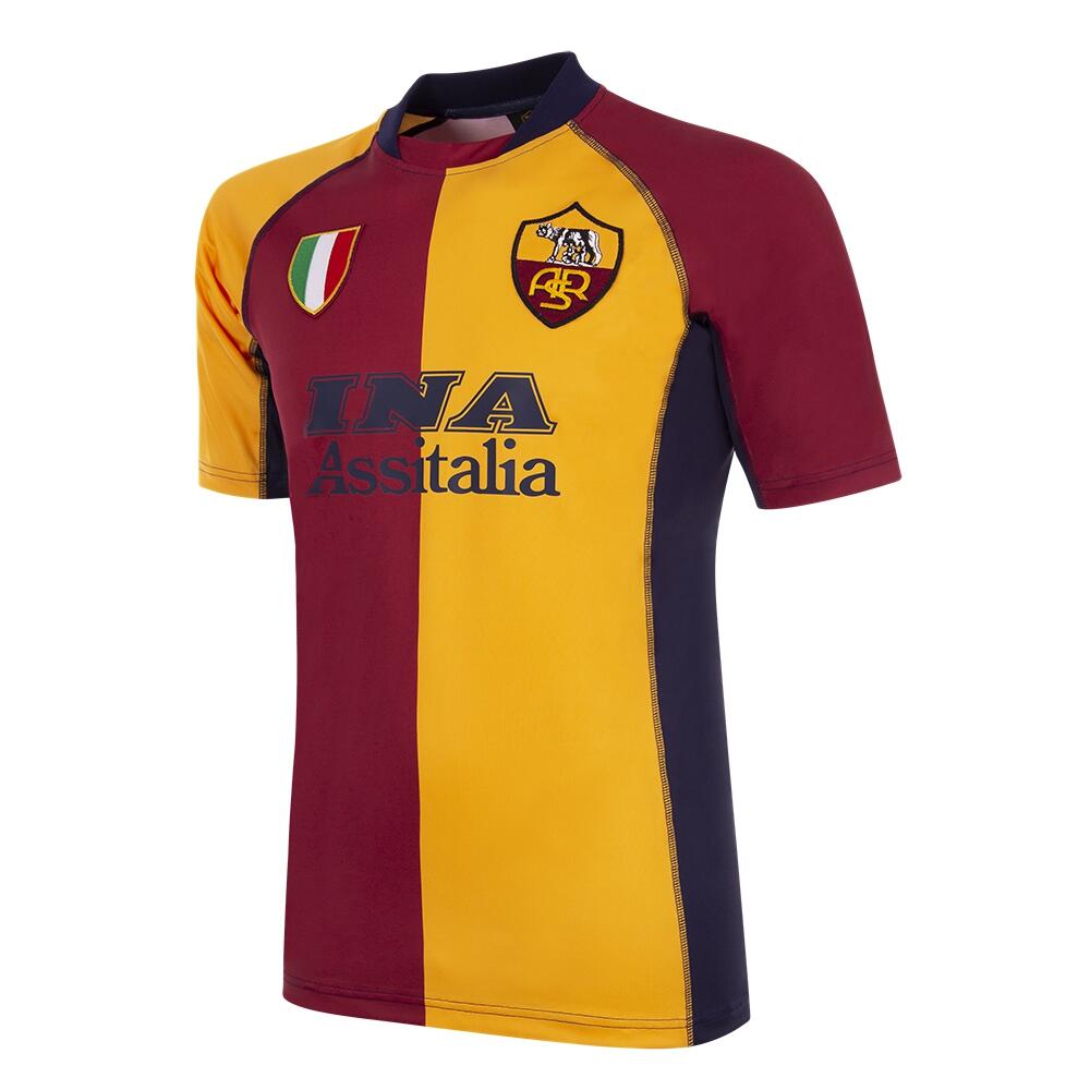Camisa Retro de Futebol AS Roma 2001 - 02