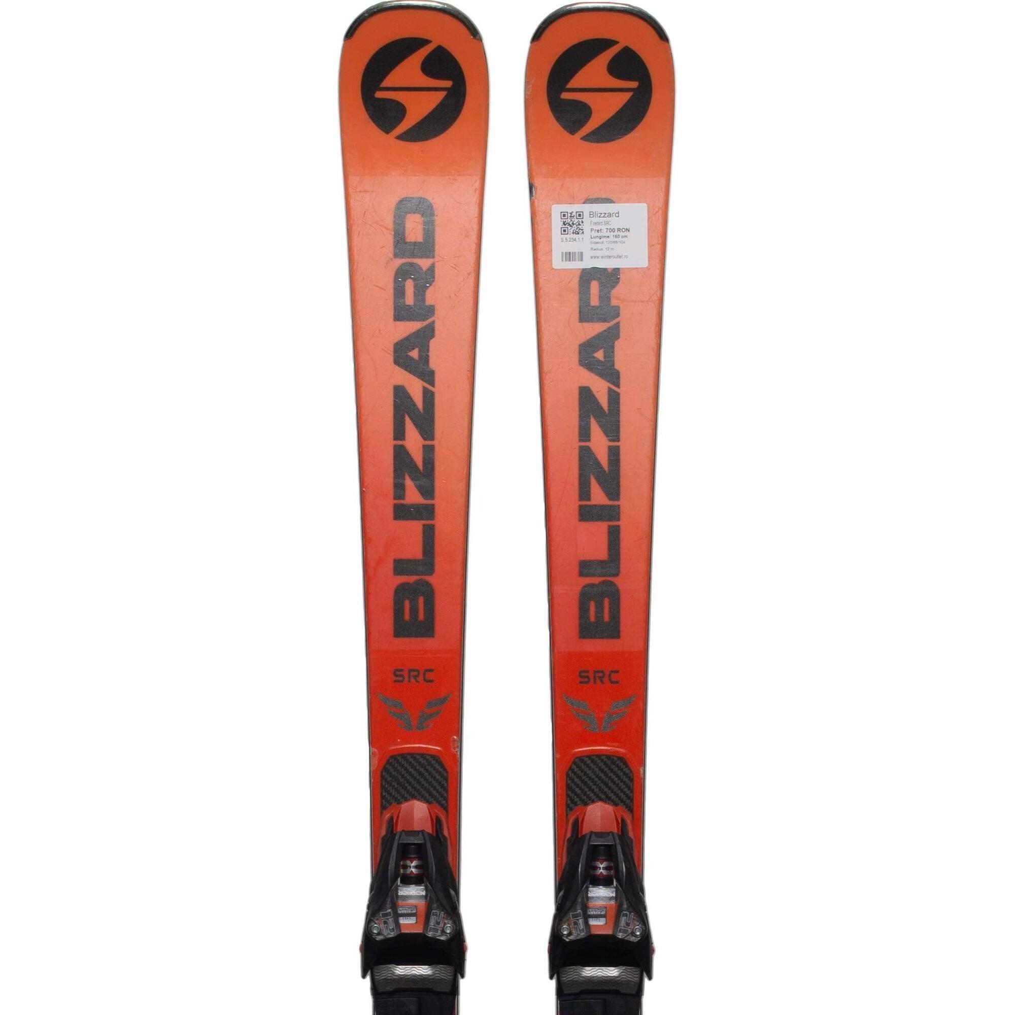 Second Life- Narty BLIZZARD Firebird SRC, 160 cm- Stan zadowalający