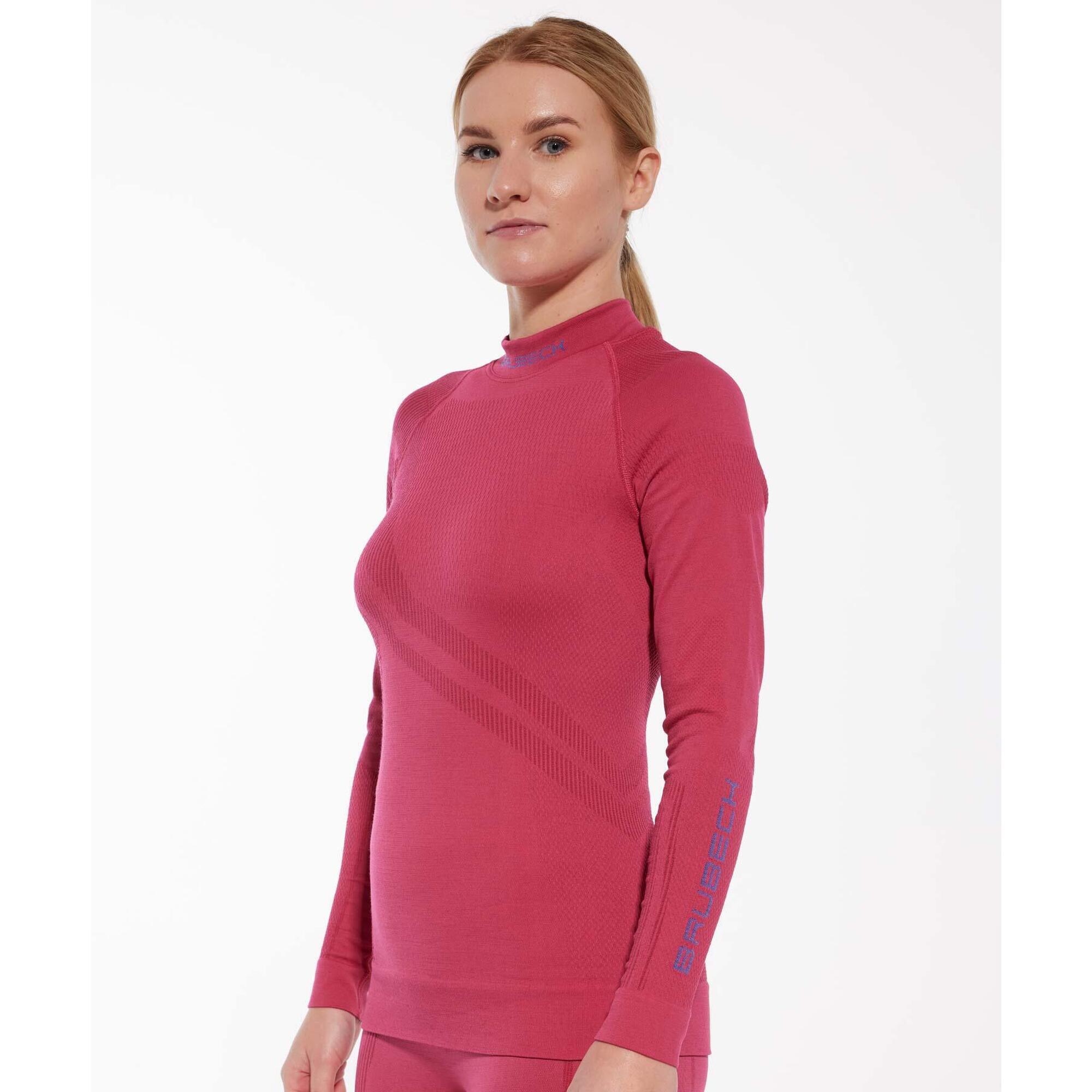 Bluza damska z wełną merino Brubeck THERMO WOOL by Pustelnik