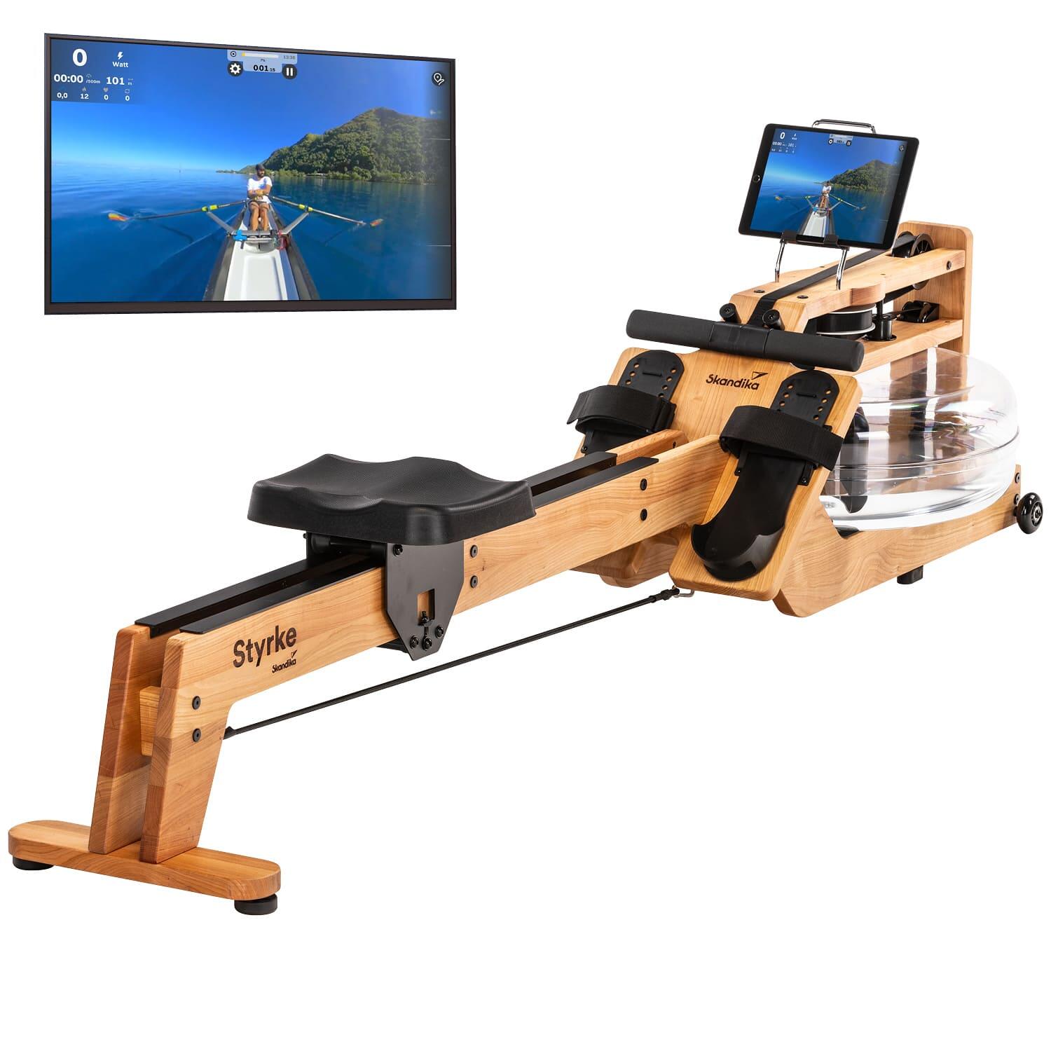 Wioślarz wodny Styrke Premium Kirsche, drewno wiśniowe, do 180 kg