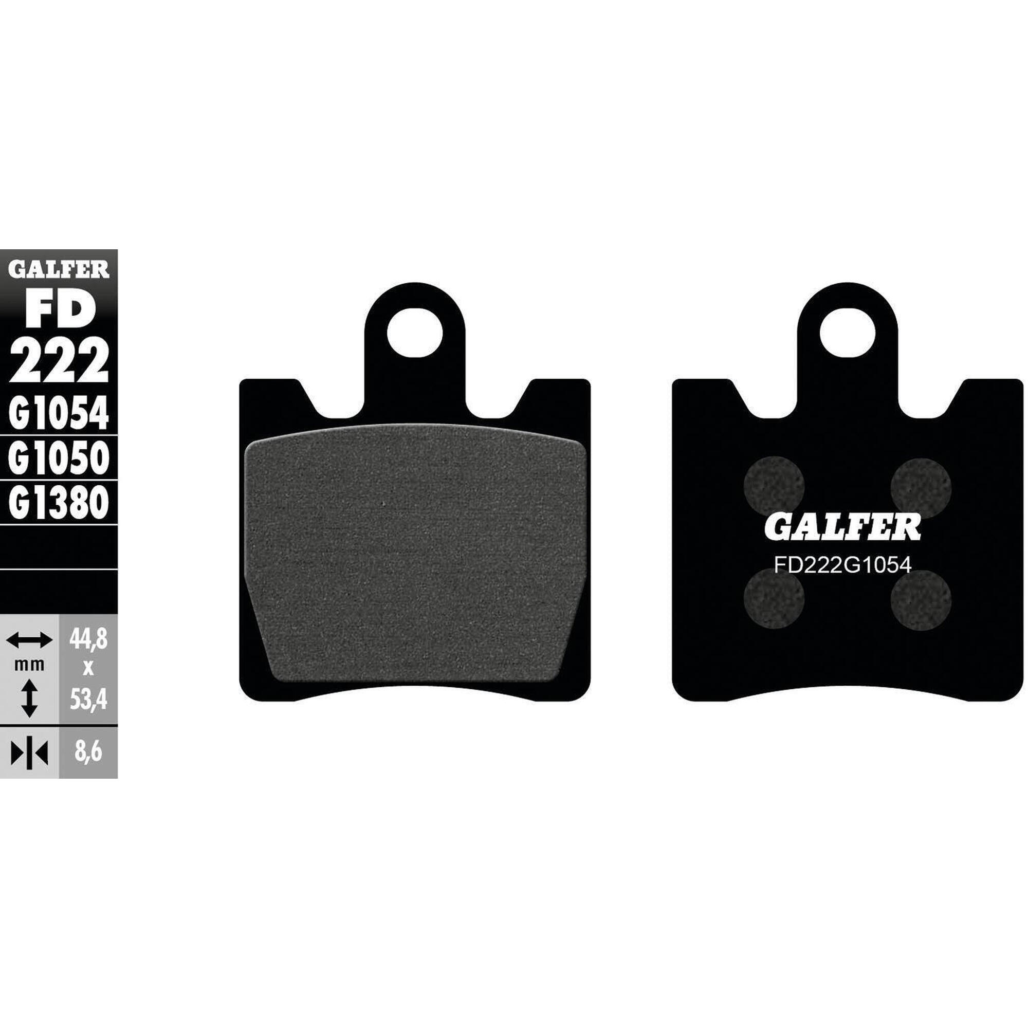 Klocki hamulcowe Galfer FD222 G1054 organiczne standardowe