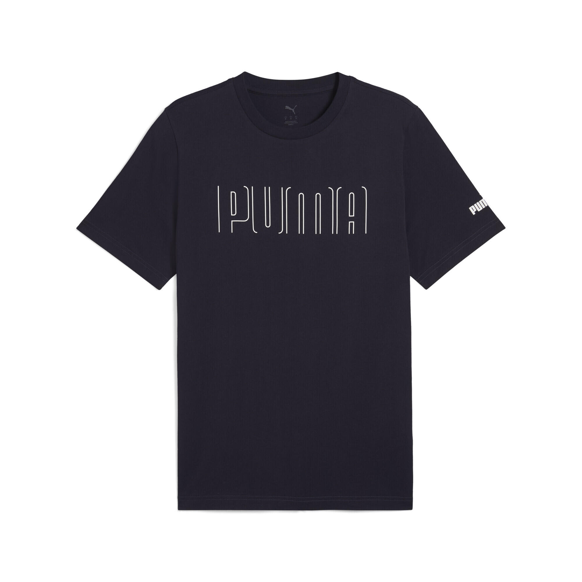 Męska koszulka z grafiką PUMA Sport PUMA New Navy Blue