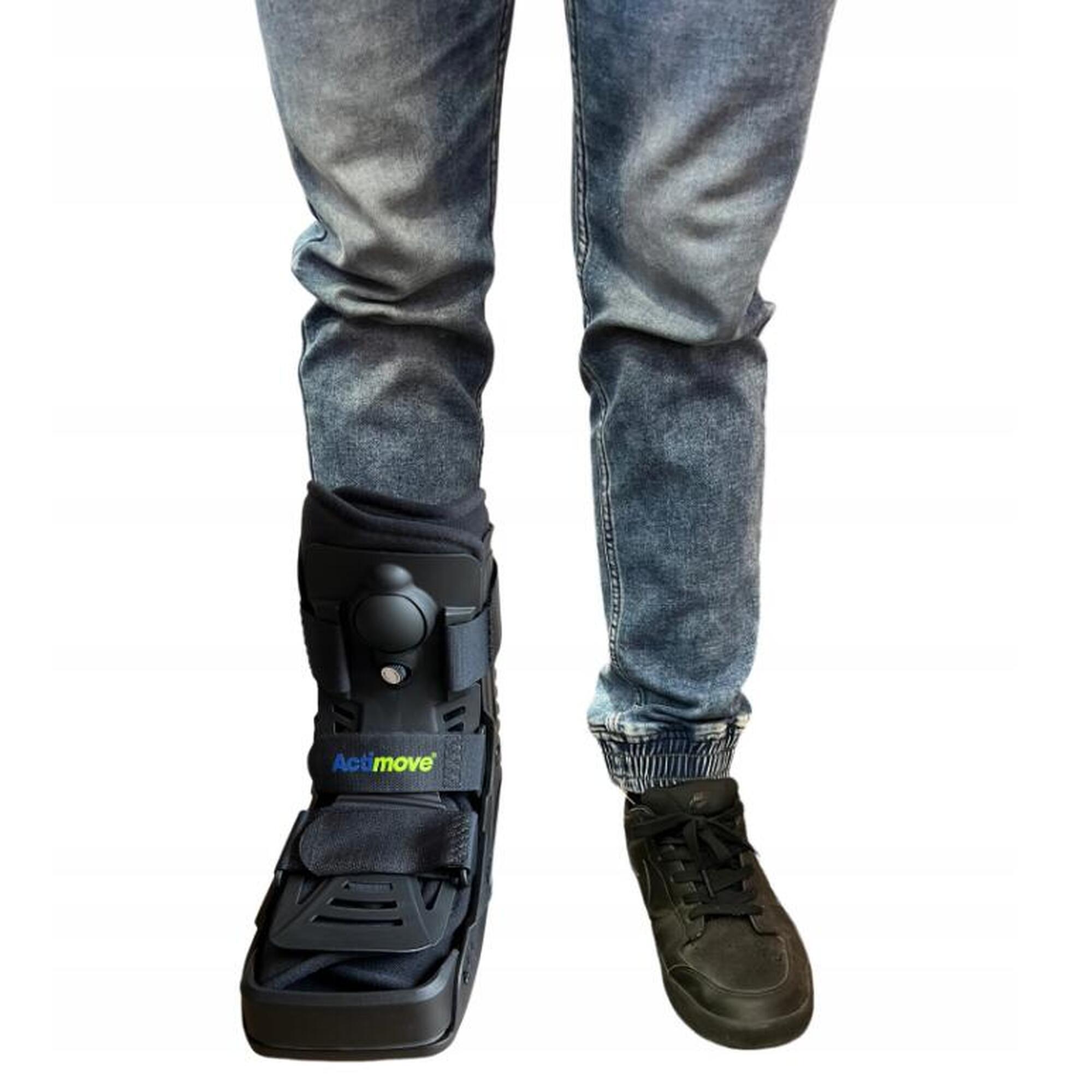 Orteza pneumatyczna na goleń i stopę niska Actimove zamknięte palce