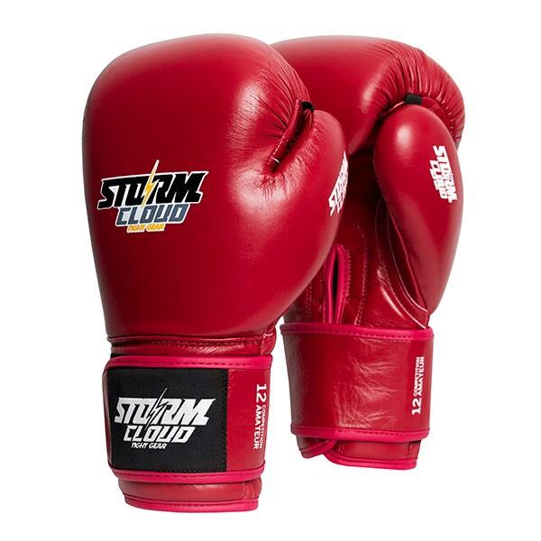 Rękawice Bokserskie ze skóry naturalnej StormCloud Turniejowe Competitor Cz