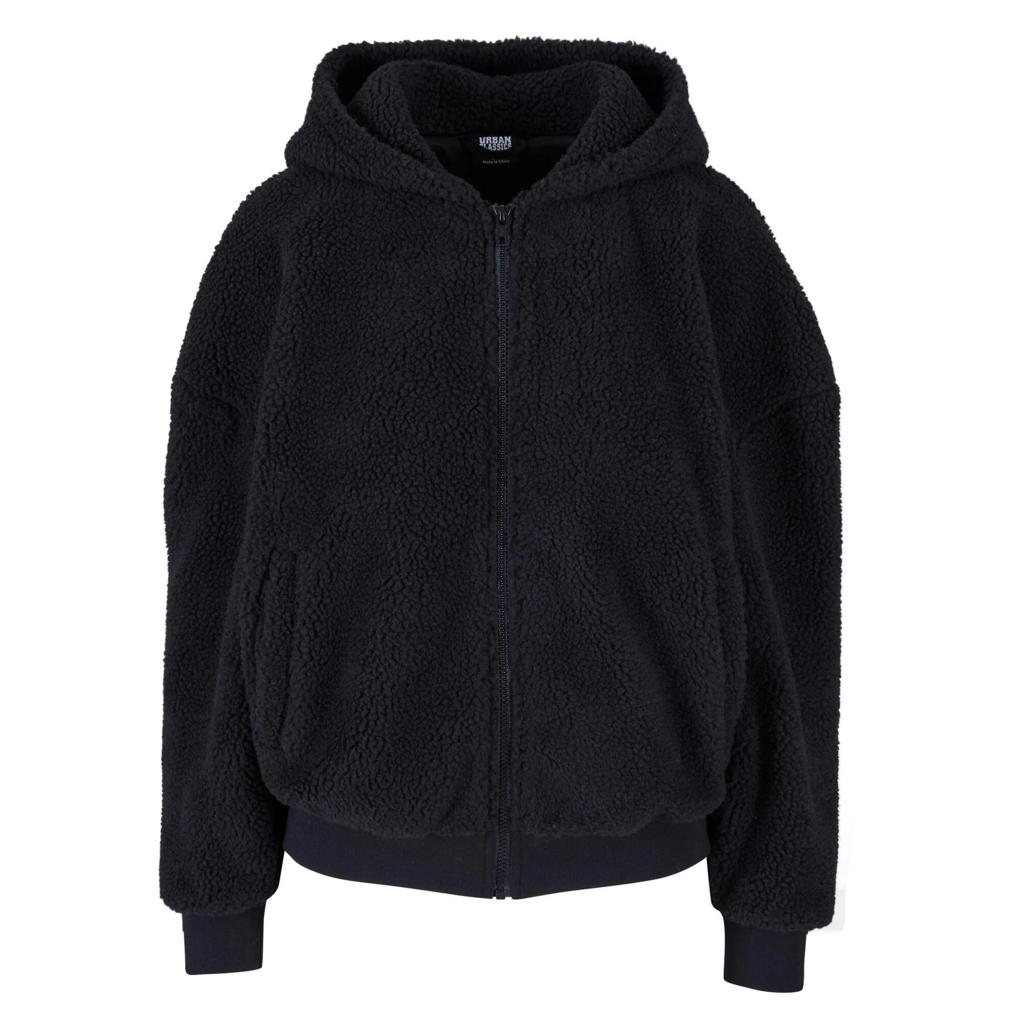 Bluza Damska Sherpa Oversized Full Zip Hoodie