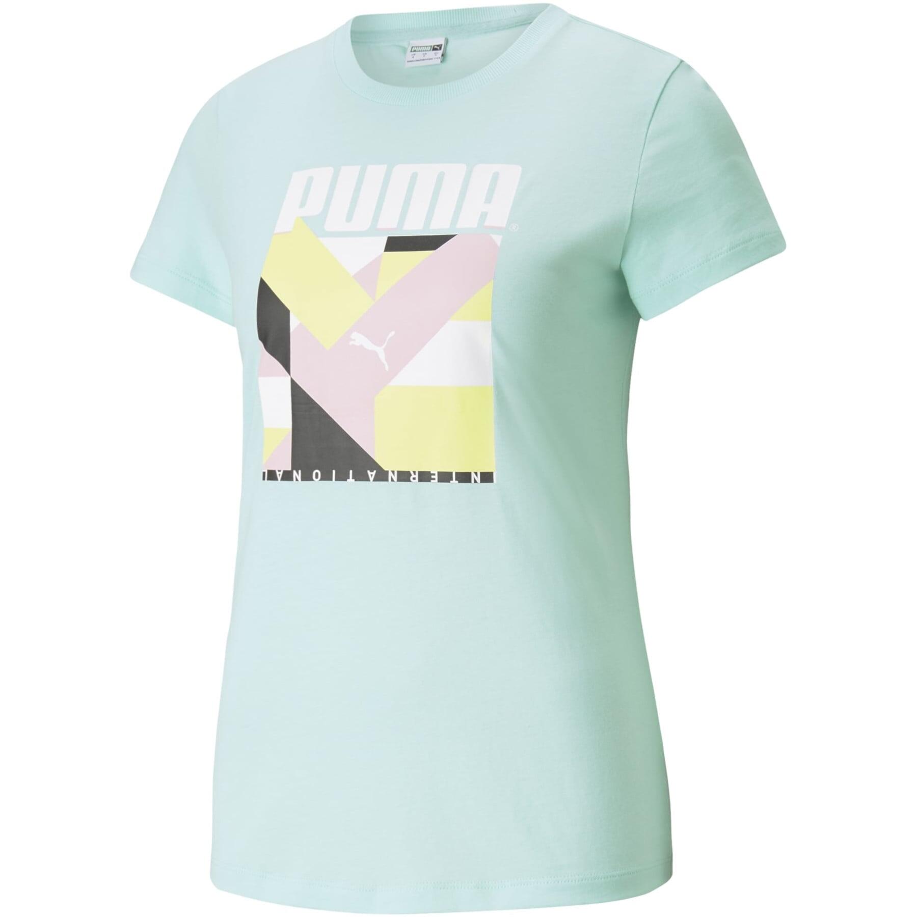 T-shirt z krótkim rękawem damski Puma INTL GRAPHIC