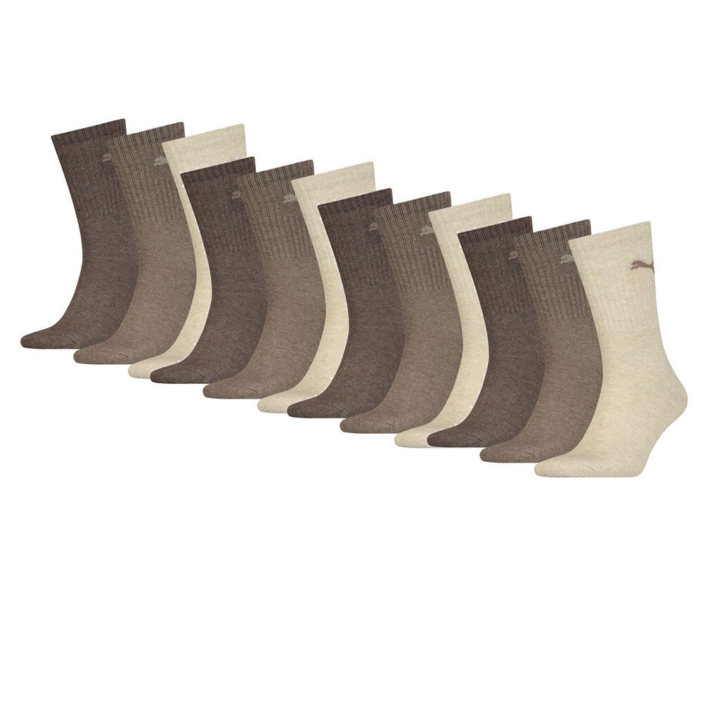 Skarpety sportowe Puma – 12 par – jasnobrązowy melanż