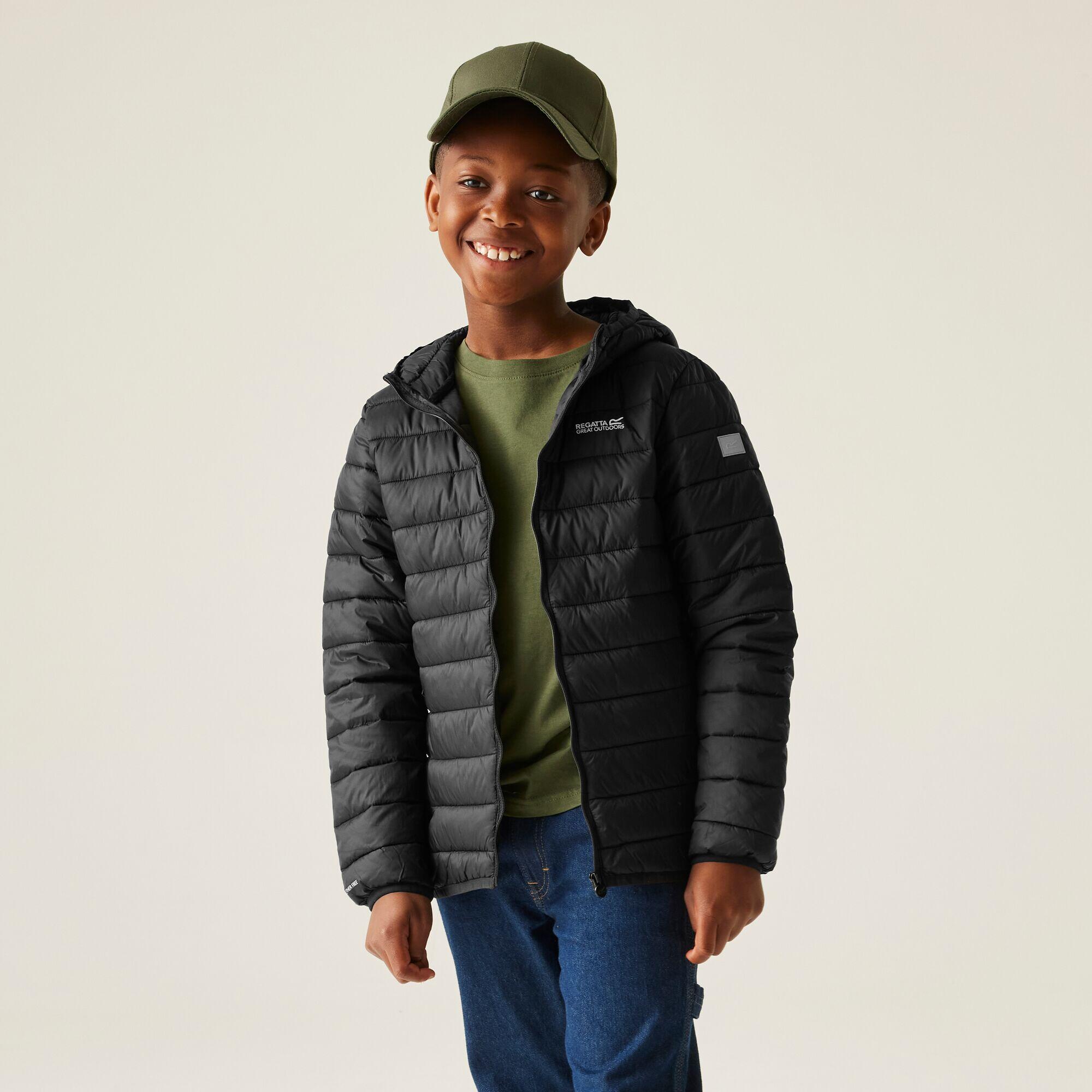 Marizion Kids Water Repellent Active Hooded Baffled Jacket Jacket