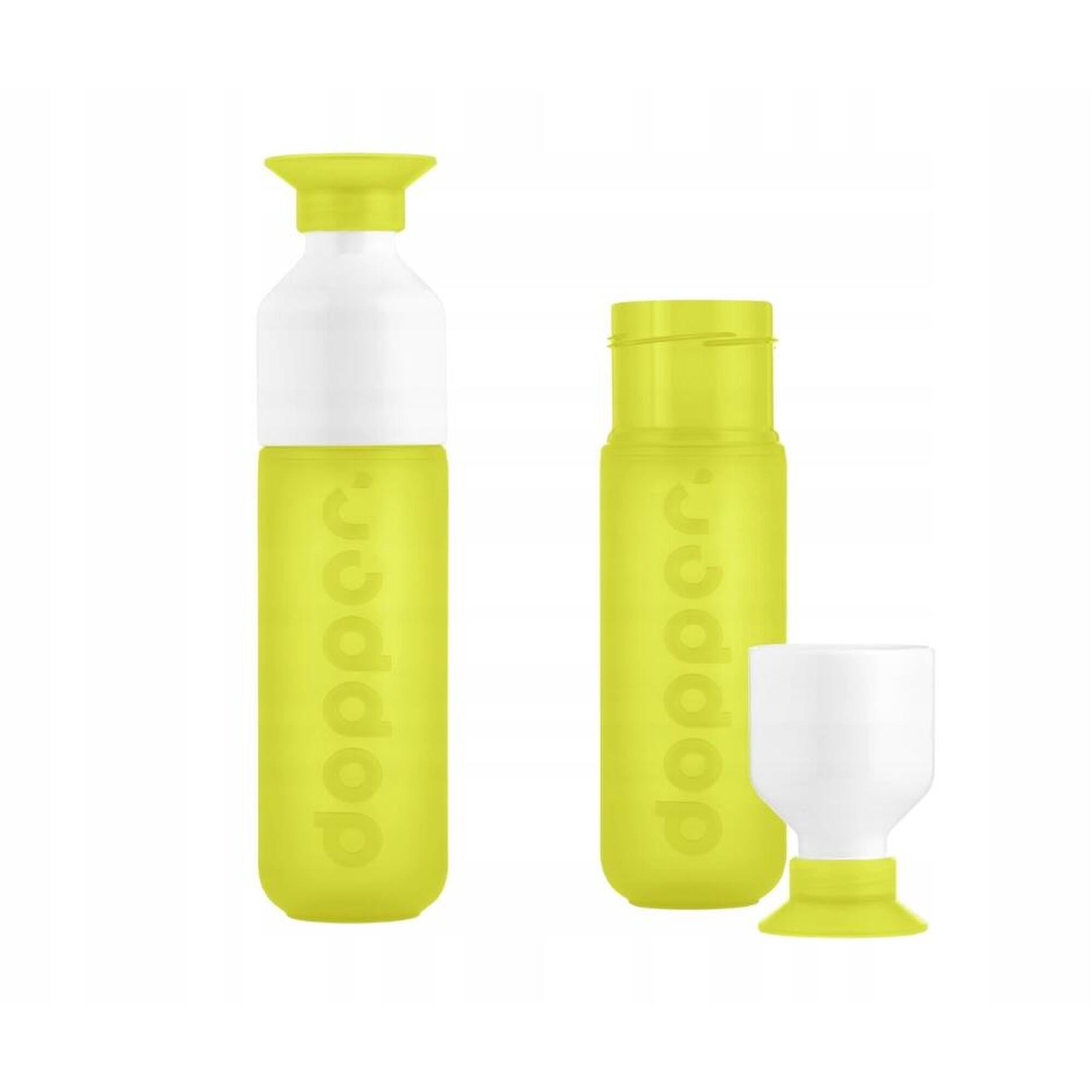 Butelka na wodę Dopper Seahorse Lime 450 ml z kubkiem